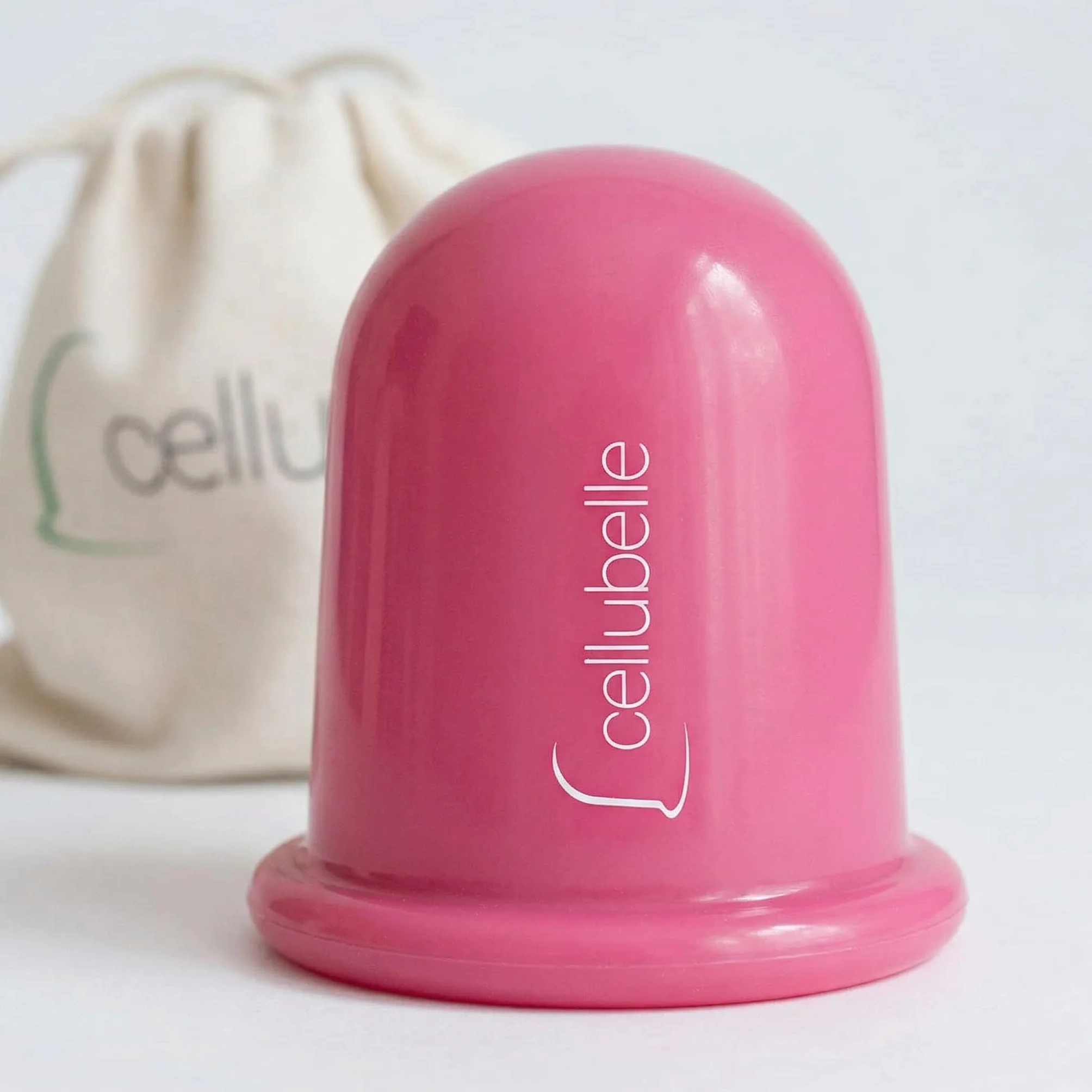 Ventosa anti-celulitis Fuchsia rosa ellubelle para prevenir y combatir celulitis y piel de naranja