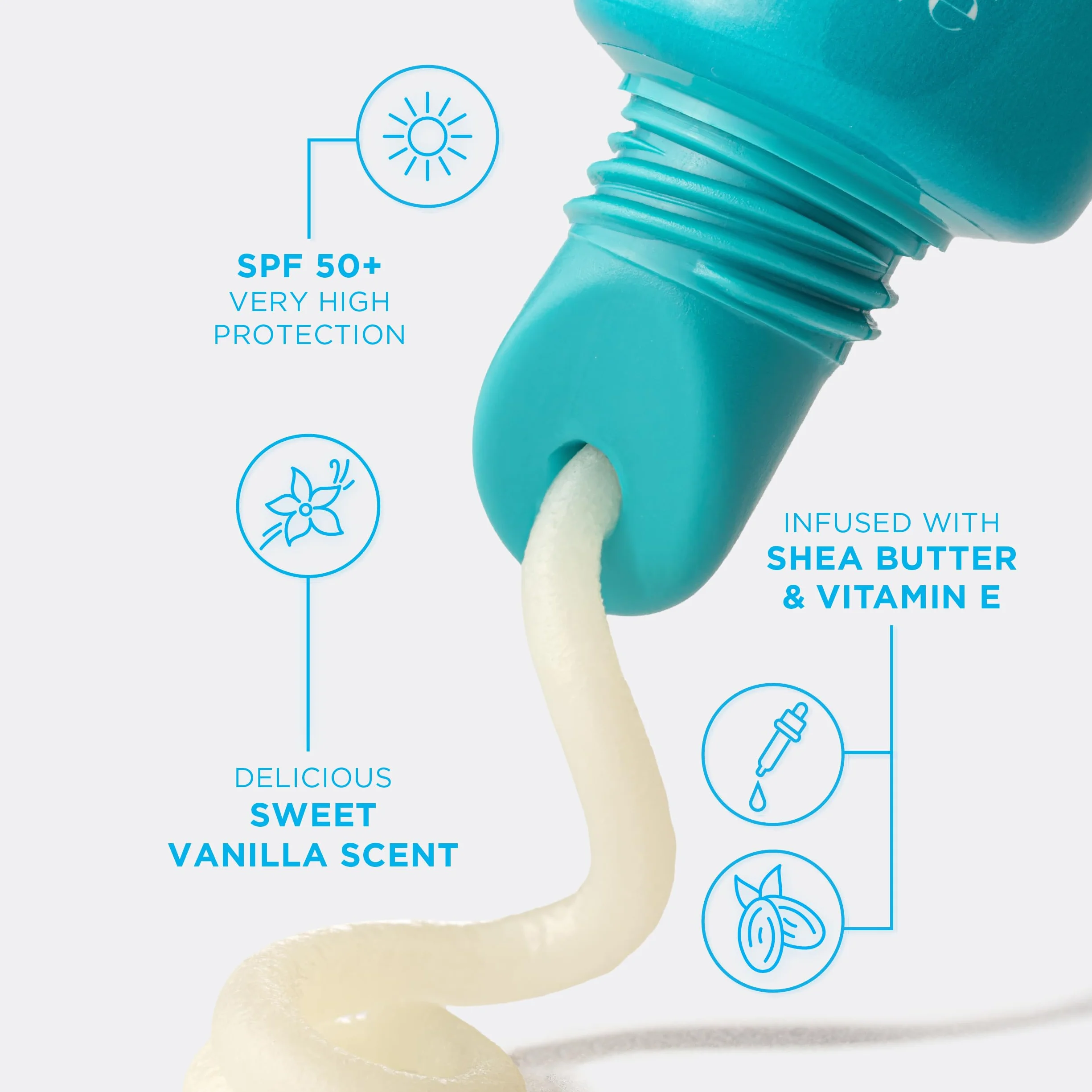 Bondi Sands Bálsamo Labial SPF 50+ Vainilla Dulce Hidratante Protección Solar 10 g