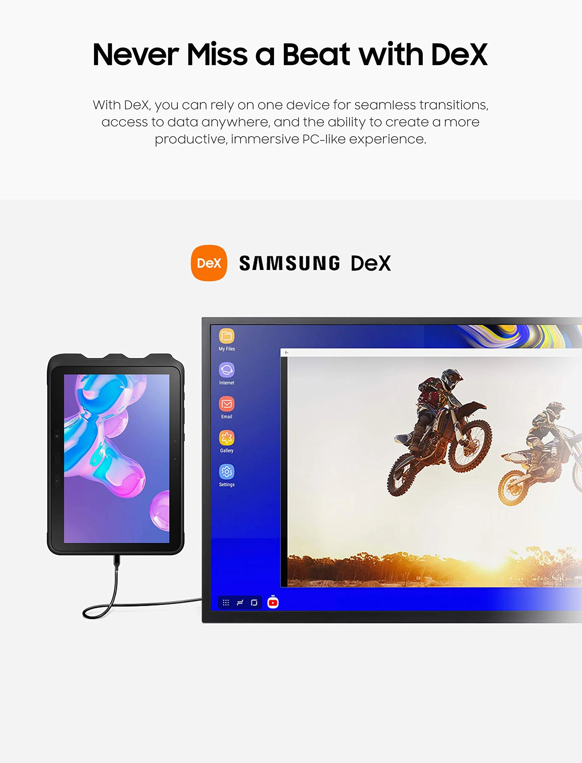Galaxy Tab Active Pro WiFi 10.1" 64GB Czarny Reacondicionado