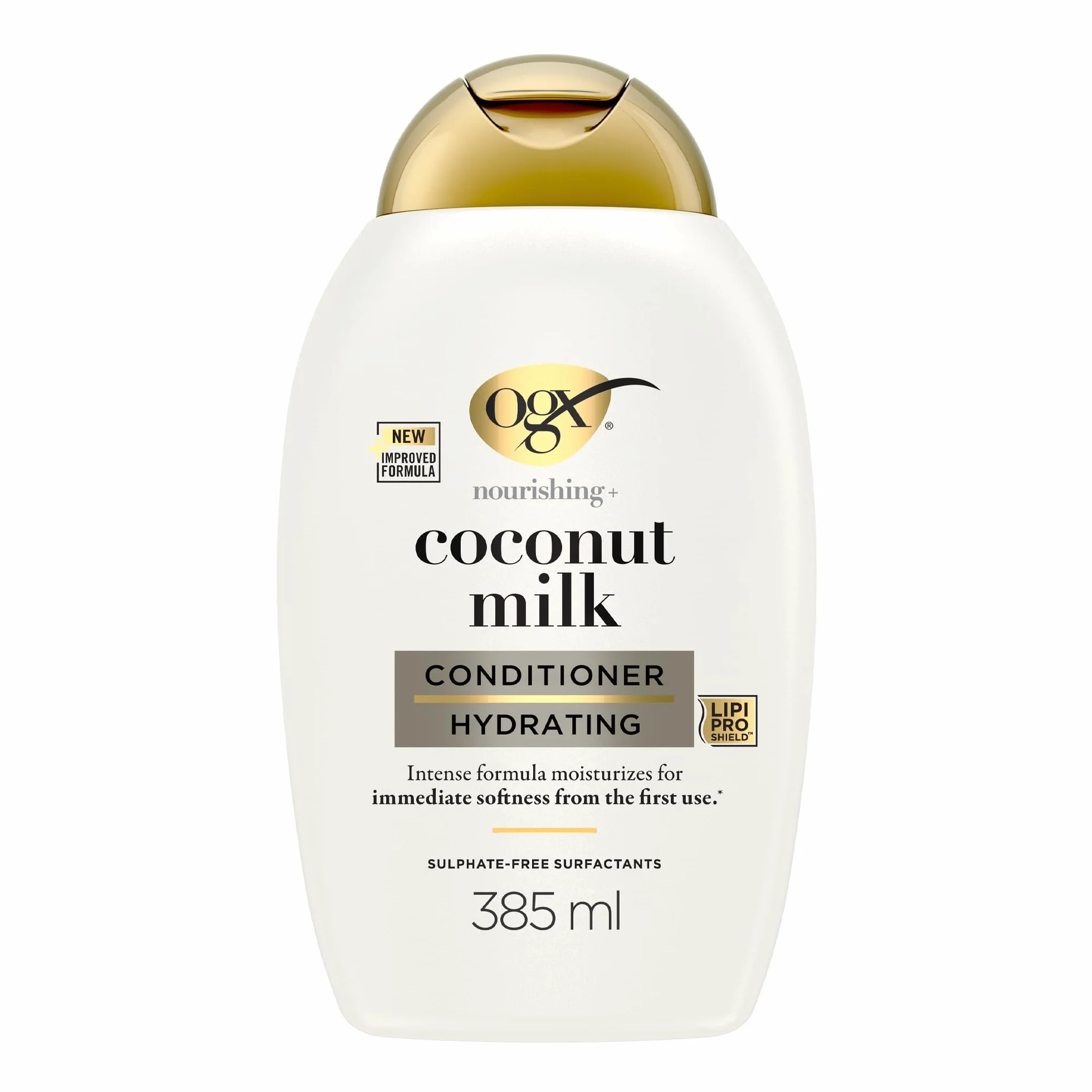 OGX Nourishing + Coconut Milk Conditioner 385 ml Sin Sulfatos Para Cabello Seco