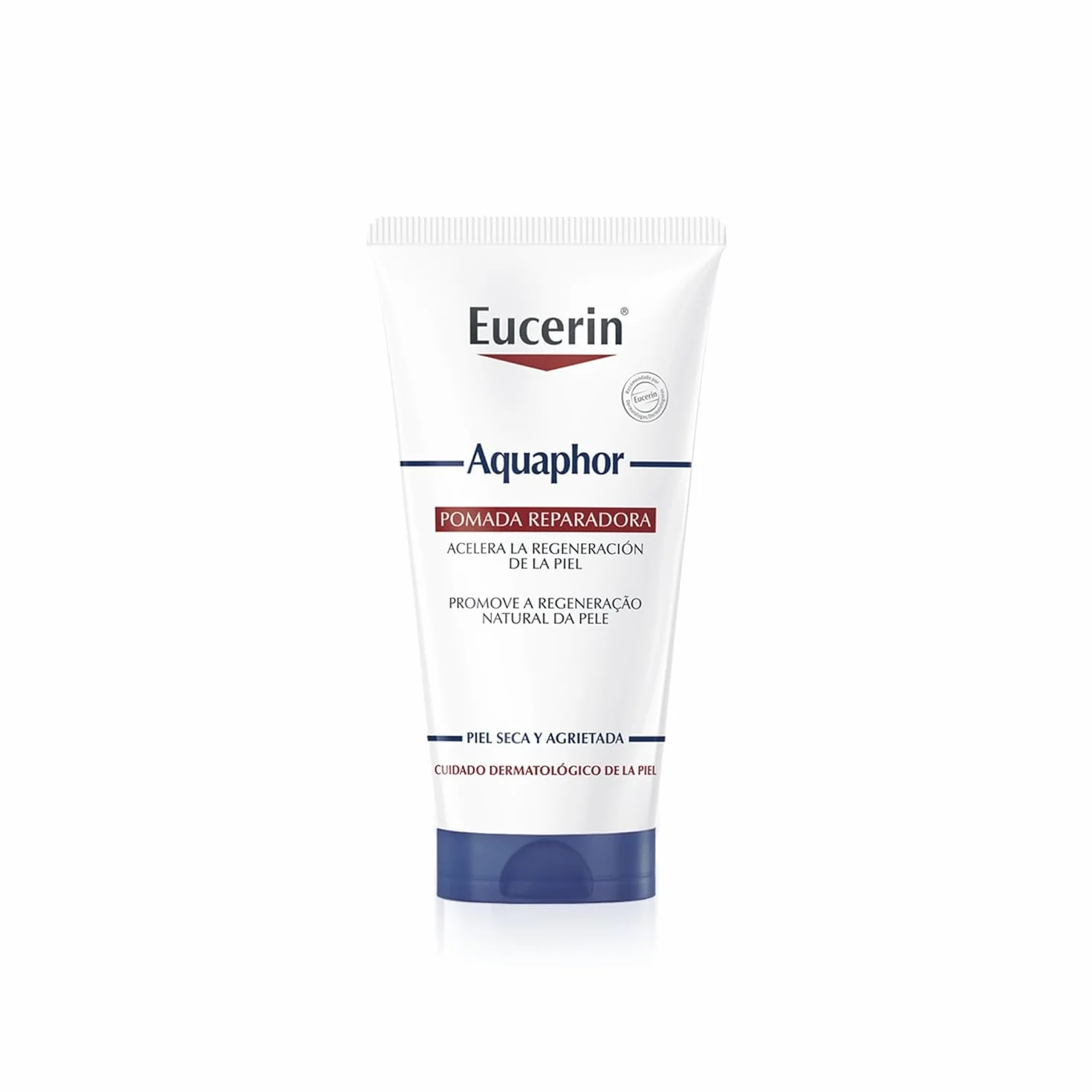 Eucerin Aquaphor Pomada Reparadora 45 ml Crema Corporal Hidratante Piel Seca Agrietada Cicatrizante Pantenol Bisabolol Sin Perfume No Comedogénica