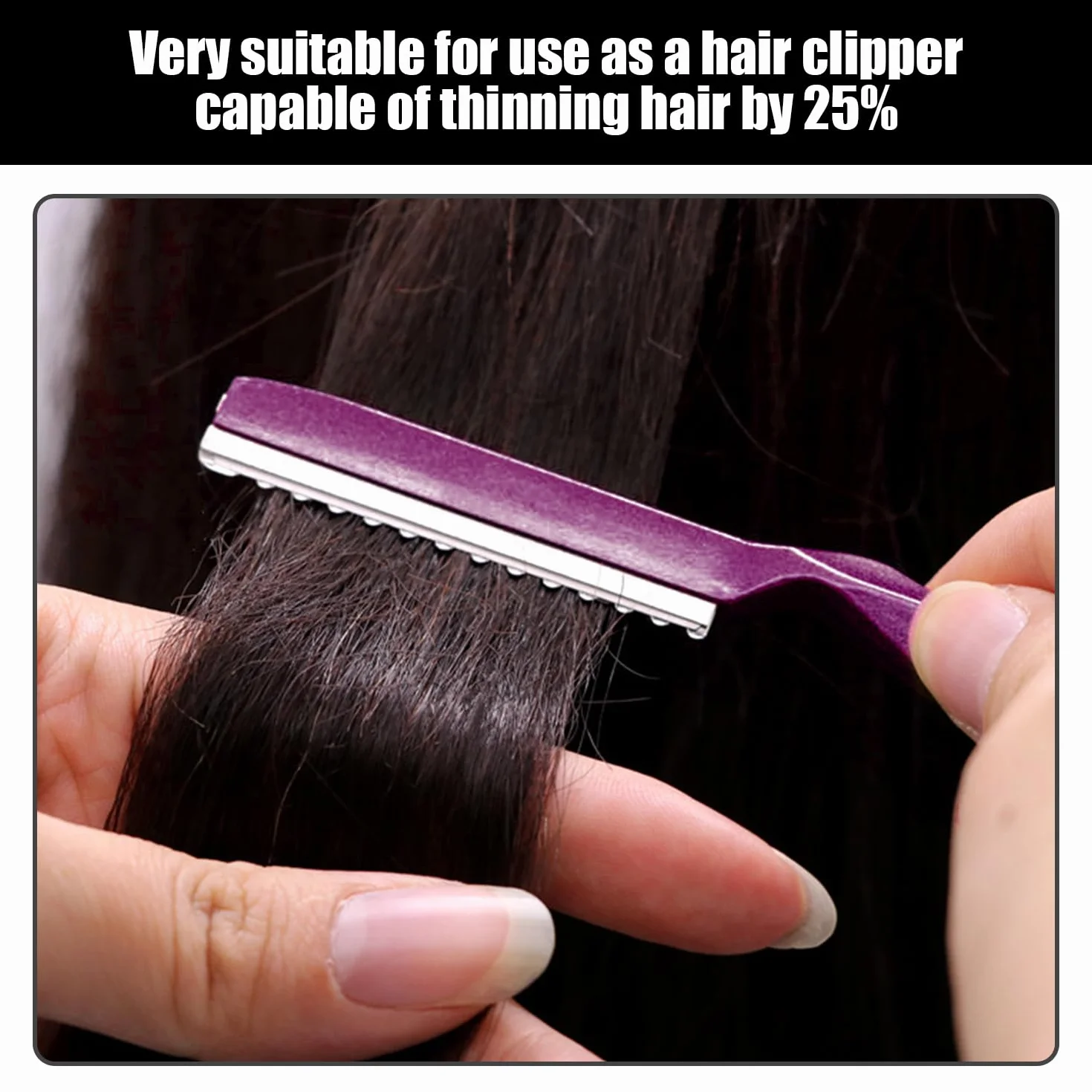 Cuchillo Para El Cabello, 2 Piezas, Peluquería Duradera, Herramientas De Corte