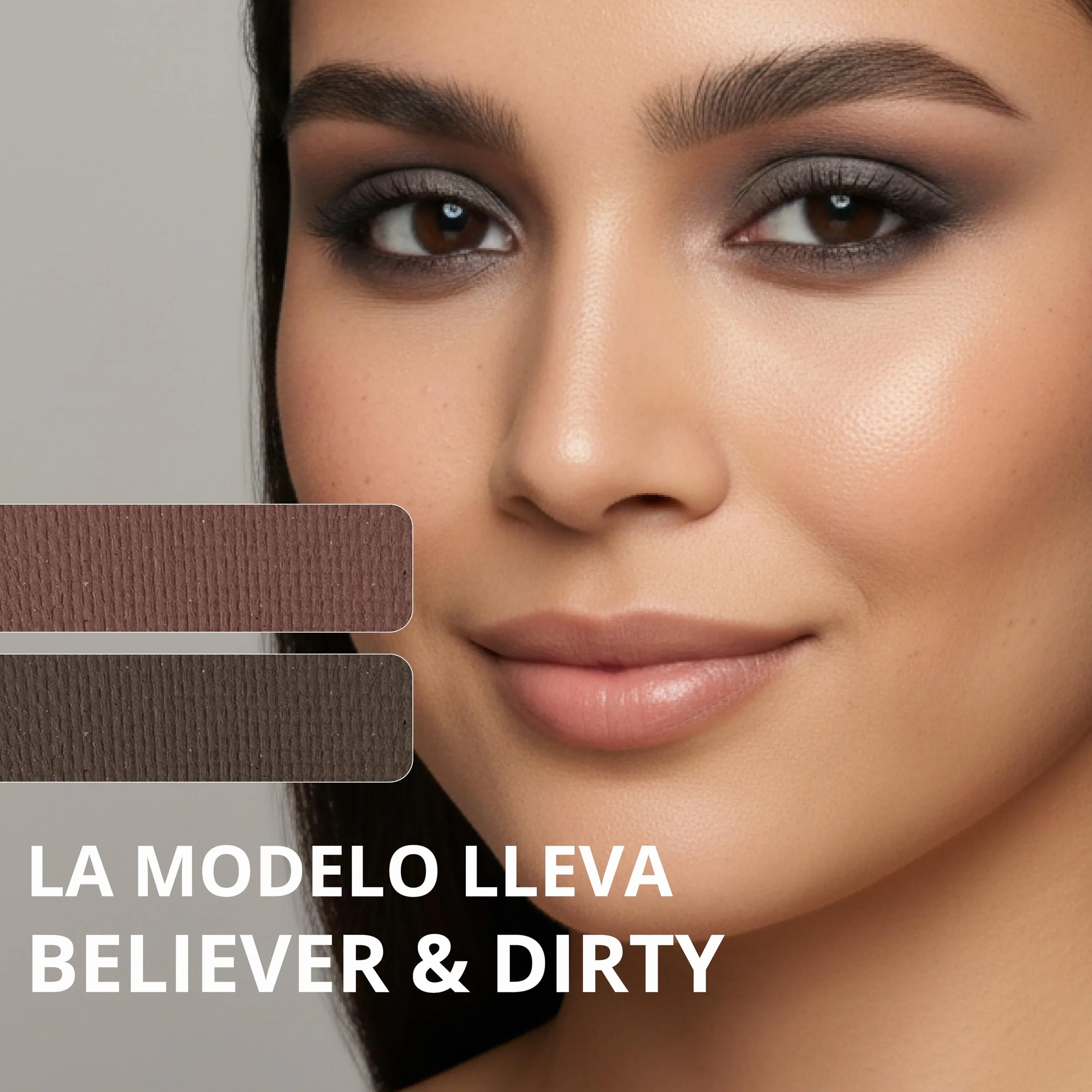 Paleta de Sombras de Ojos Profesionales 12 Colores Fríos Opacos y Brillantes Tamaño Viaje
