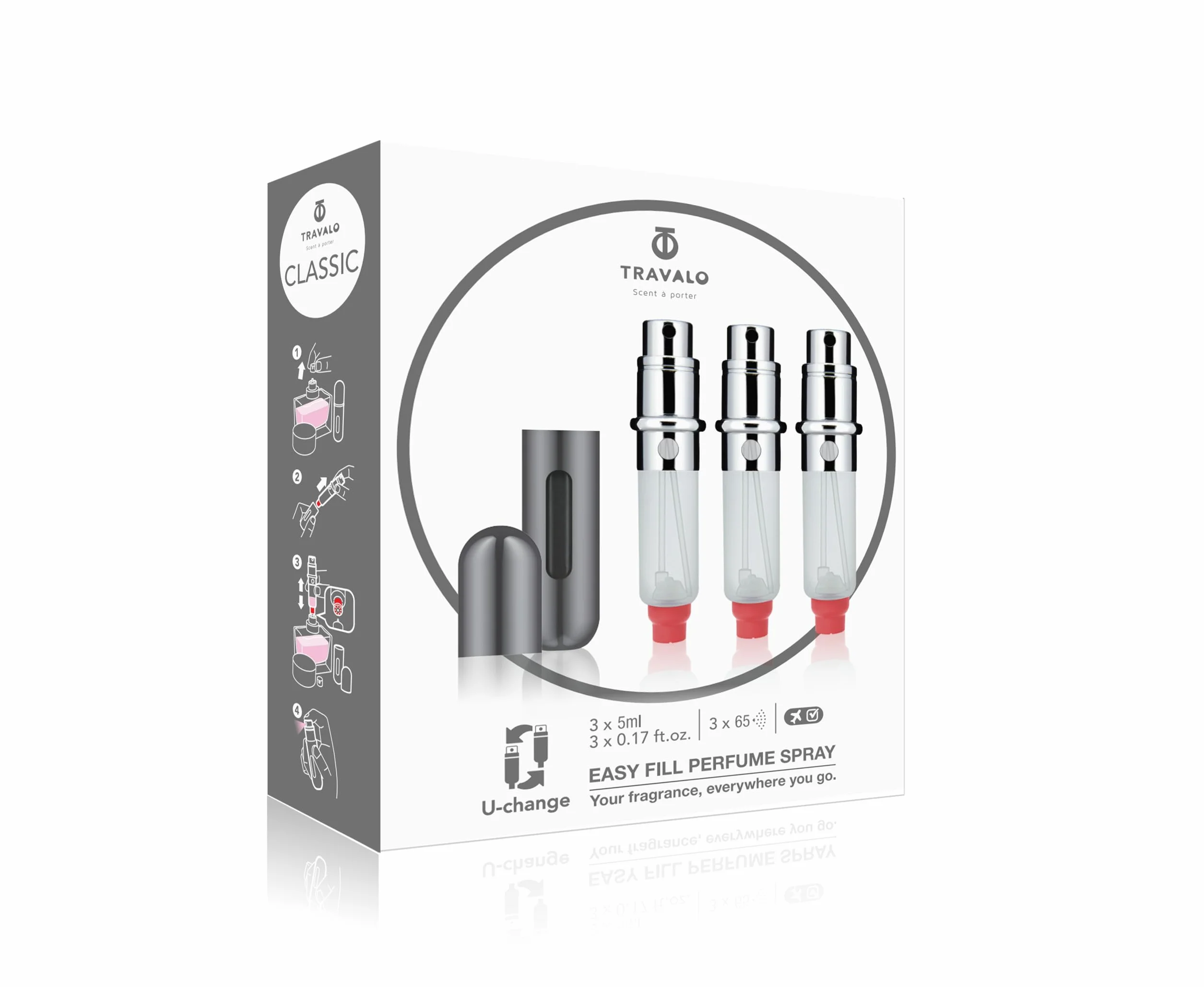 Travalo Set Classic Titanio