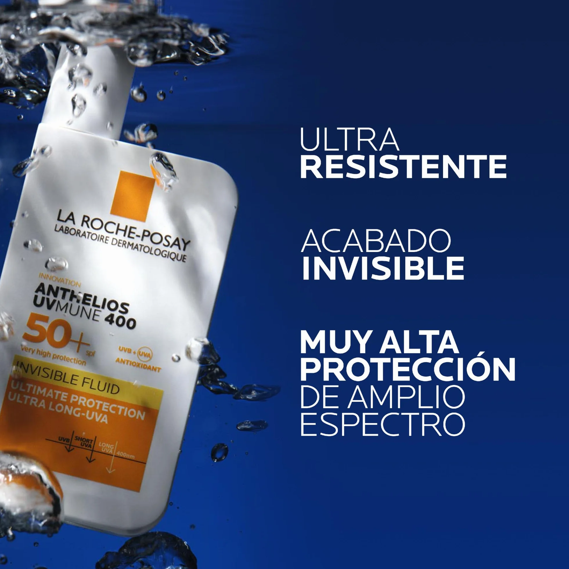 La Roche Posay Anthelios UV-MUNE 400 Protector Solar SPF50+ Fluido Invisible 50 ml