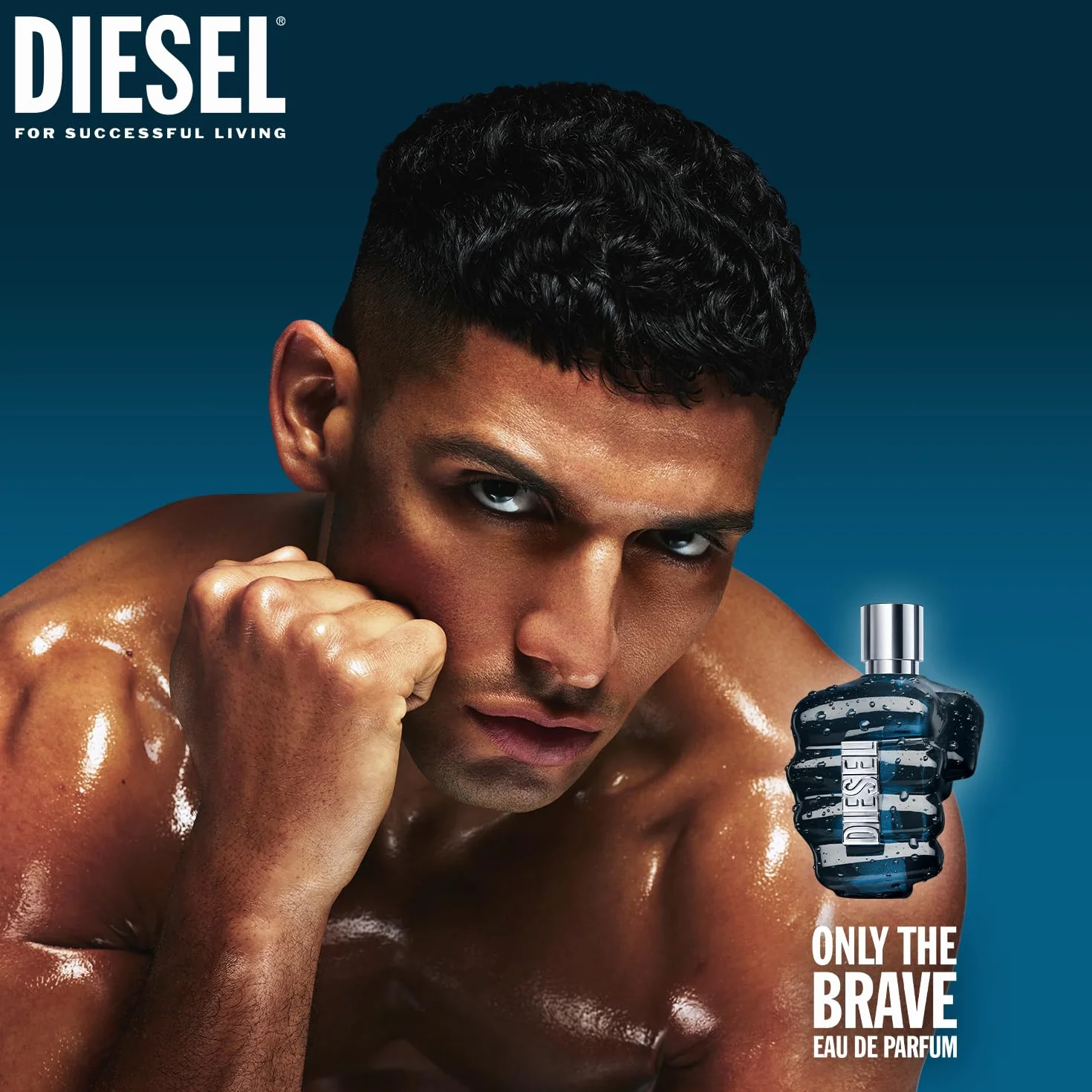 DIESEL Only The Brave EDP |Un toque energizante de Mandarina y una estela sensual de Acuerdo de Suede|Otro nivel de intensidad y sensualidad