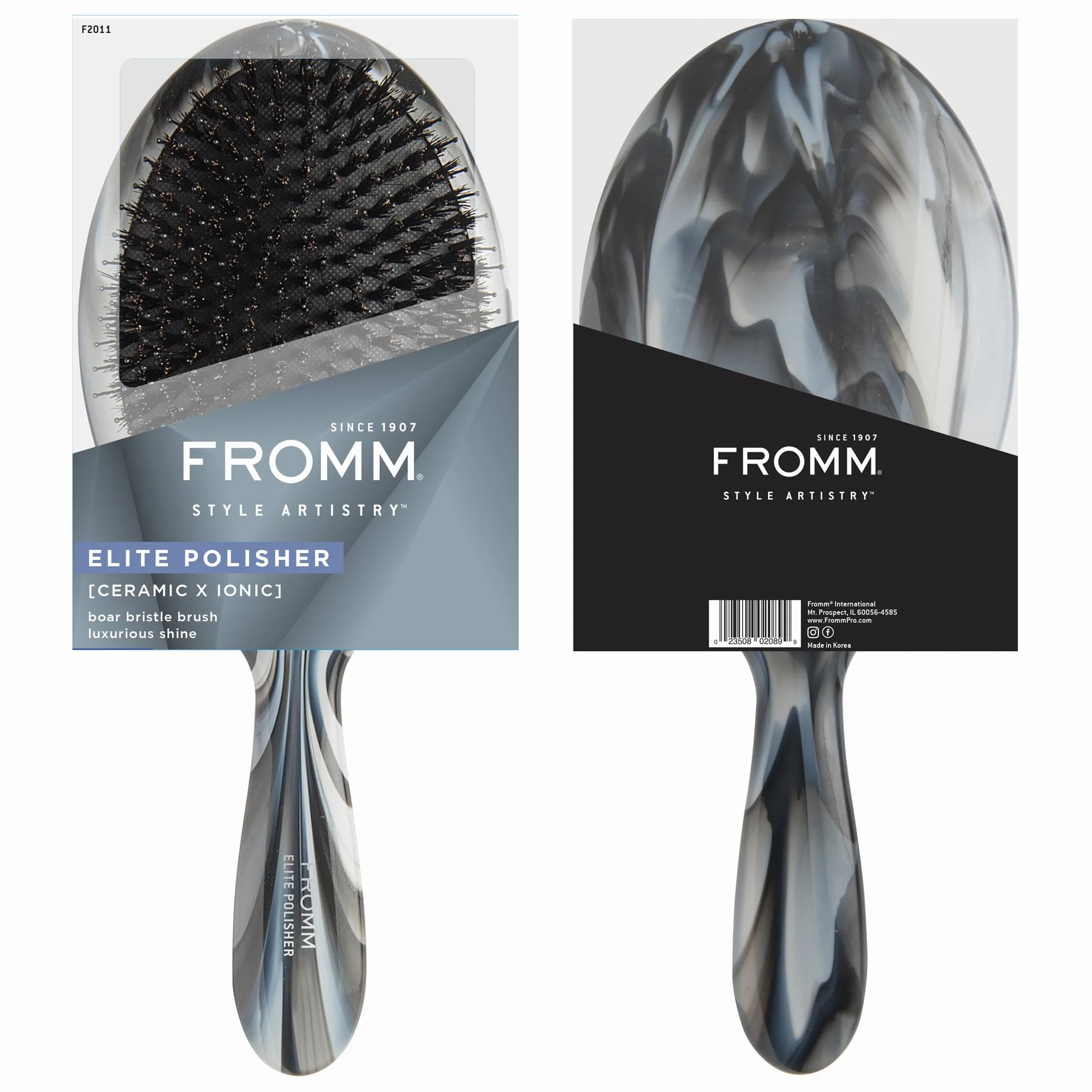 Fromm Elite - Cepillo pulidor de cerdas de jabalí