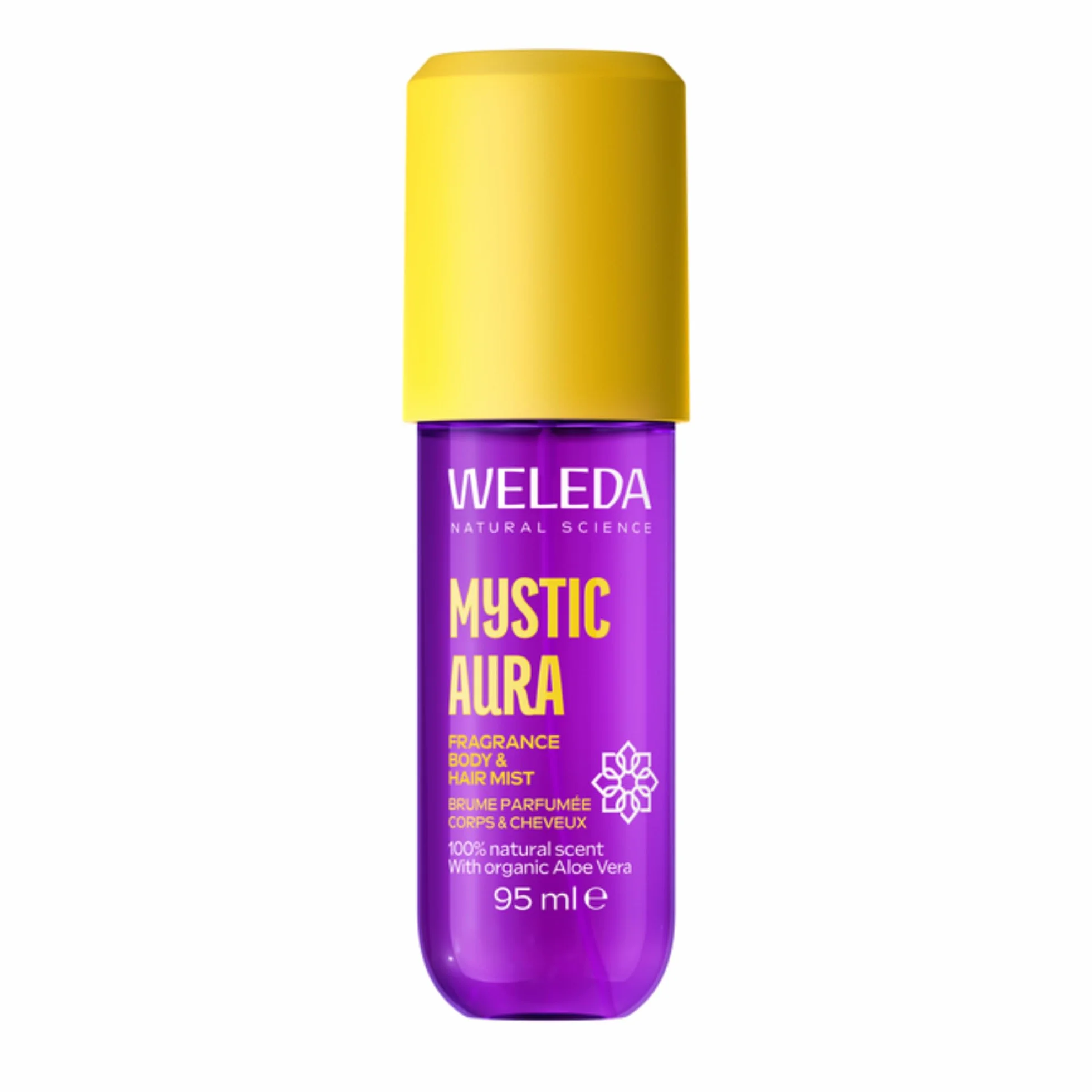 Weleda Bruma Perfumada Body & Hair Mystic Aura 95 ml Fragancia Floral Oriental con Aloe Vera