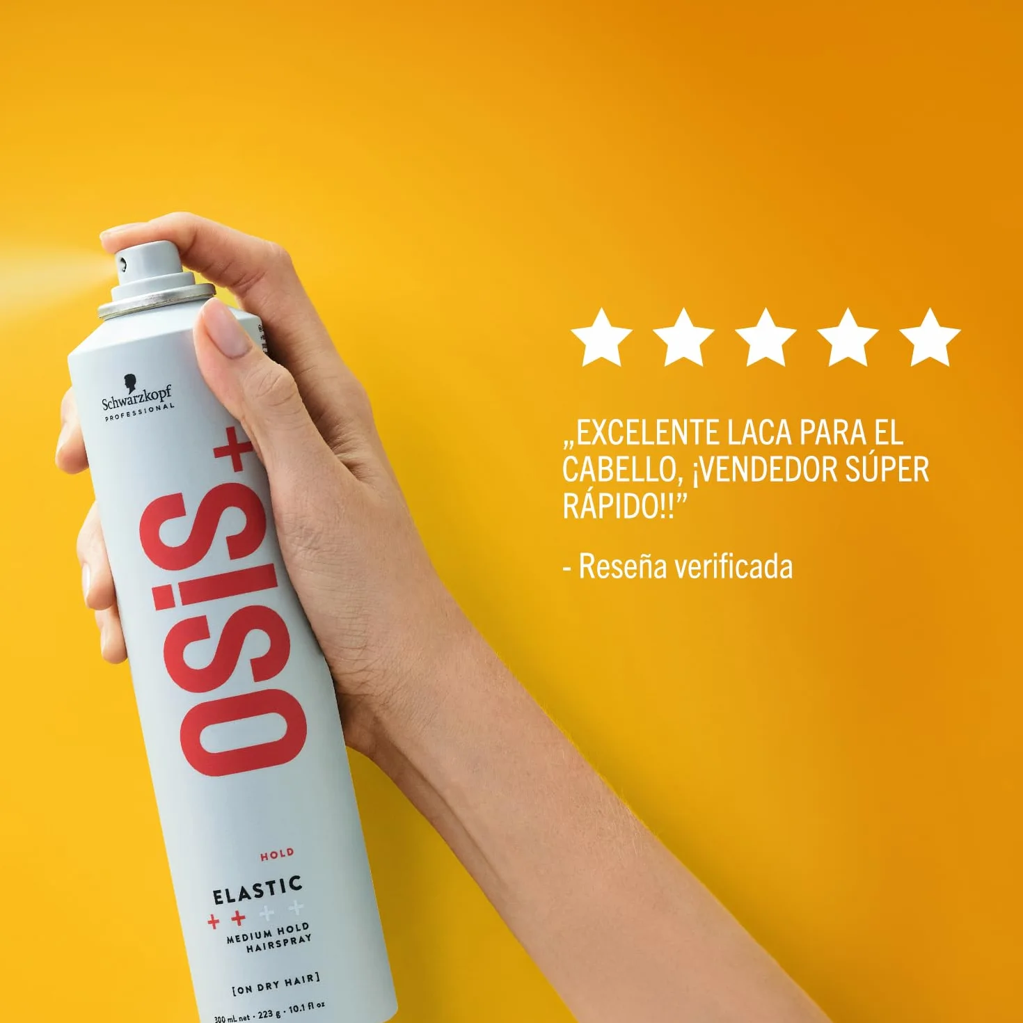 Schwarzkopf Professional OSIS Elastic Lacca Capelli Spray Stratificabile Fijación Media 300 ml