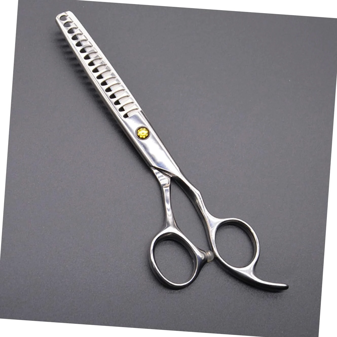 Cabilock Tijeras de Peluquería de Acero Inoxidable de 6.0 Pulgadas Diseño Ergonómico y Uso Seguro para Corte de Cabello en Casa y Salón Profesional