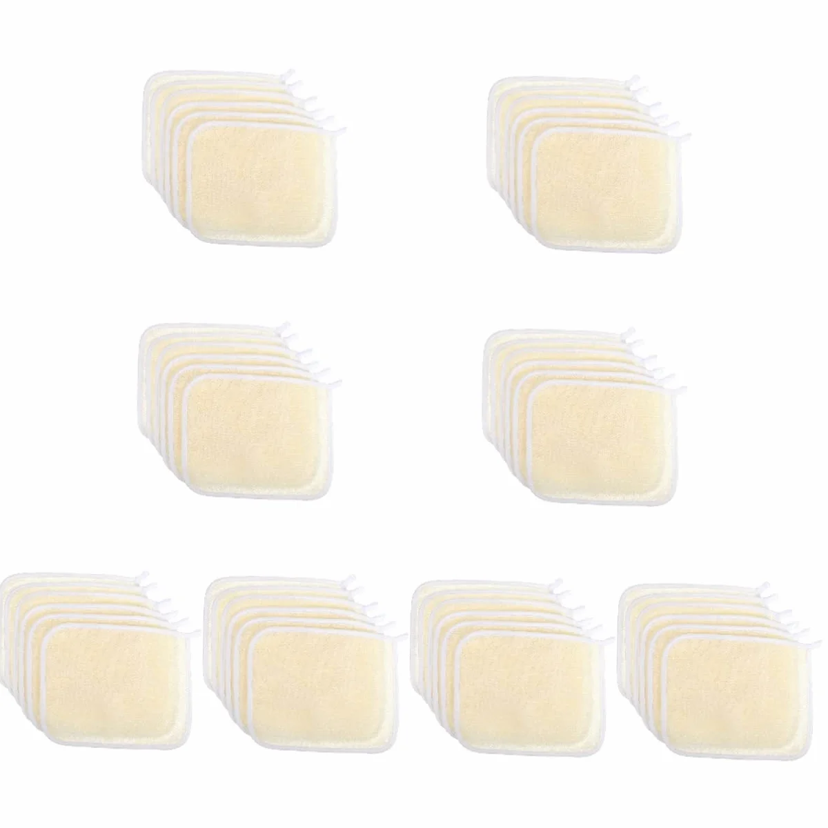 48 piezas de toallas de baño, esponja de limpieza, toallas de spa for el cuerpo, esponja de lavado corporal, esponja de ducha, toalla de lavado de cara, toalla de fregado de espalda, cepillo de ducha,