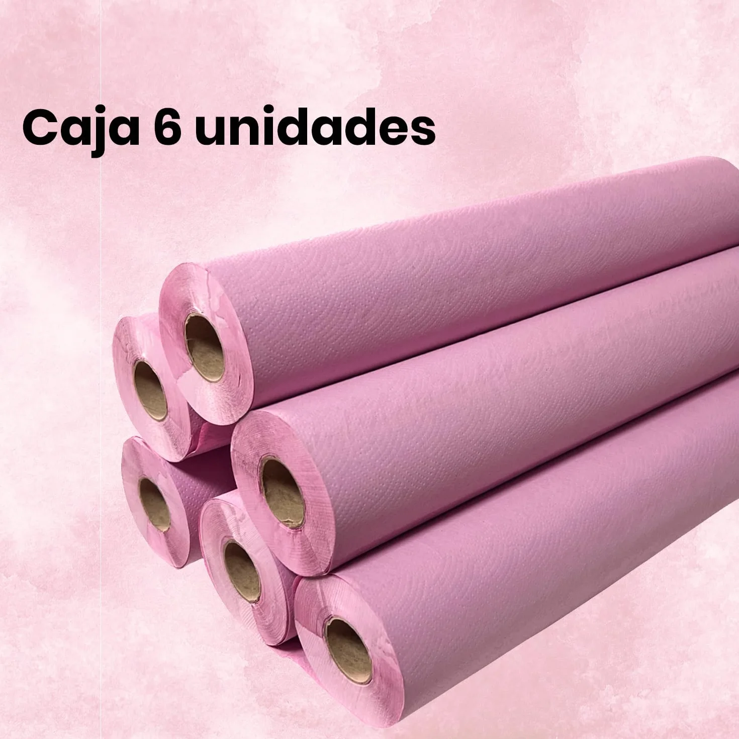 Papel Camilla Rosa Caja 6 Unidades 60M x 60cm Centros de Estética