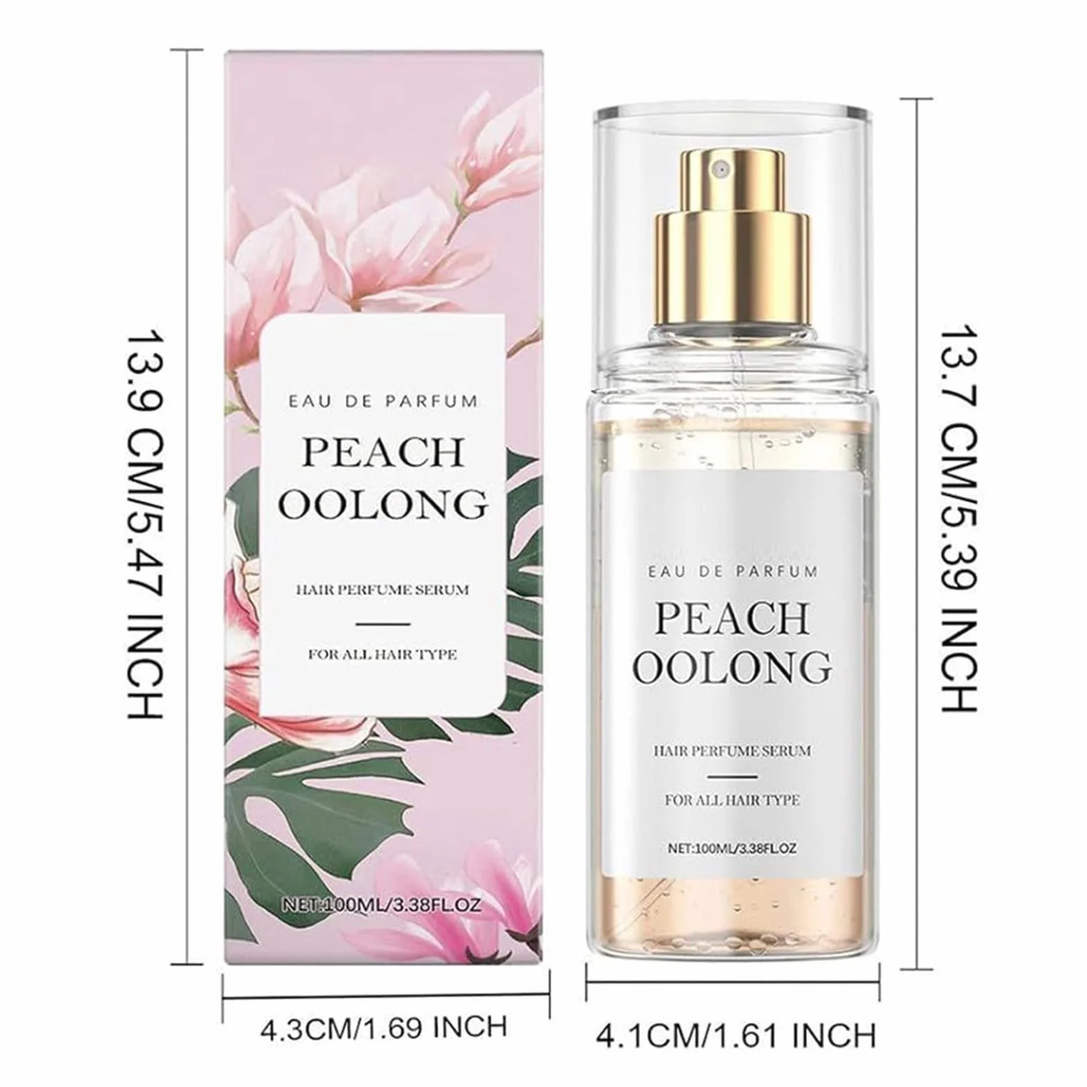 Brumá Capilar Perfume Para Cabello Spray Hidratante Romántico Fragancia Duradera Portátil