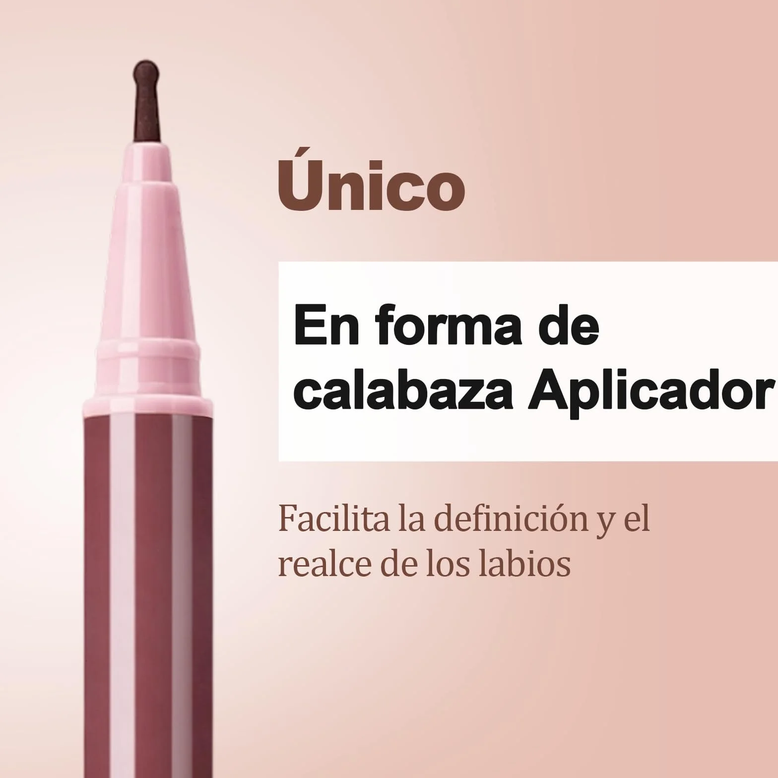 Erinde Delineador Labios Permanente 2 en 1, Texture Cremosa & Transfer Proof, Punta Precisa #07