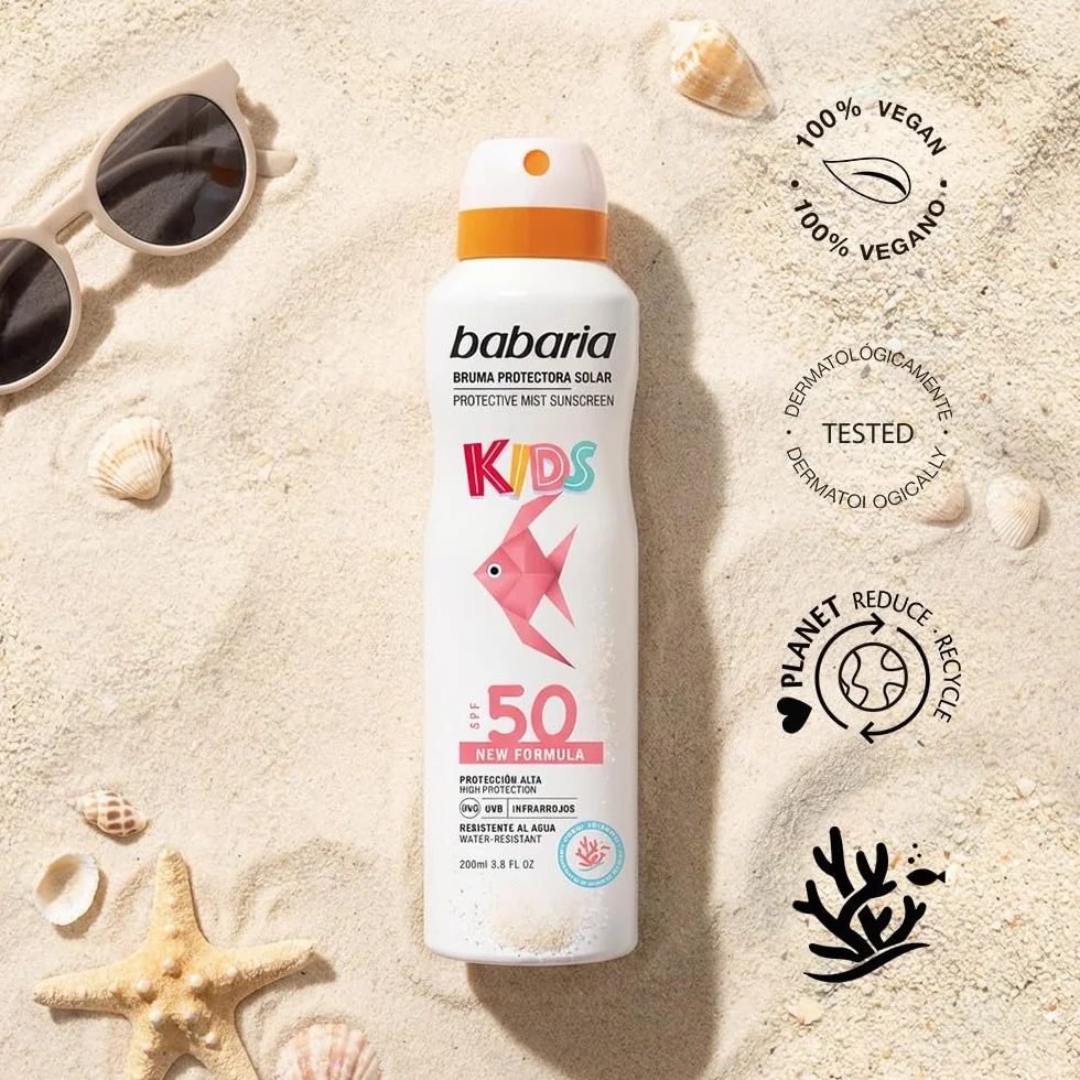 Babaria Bruma Protectora Solar Infantil SPF50 UVA-UVB Infrarrojos 200 ml