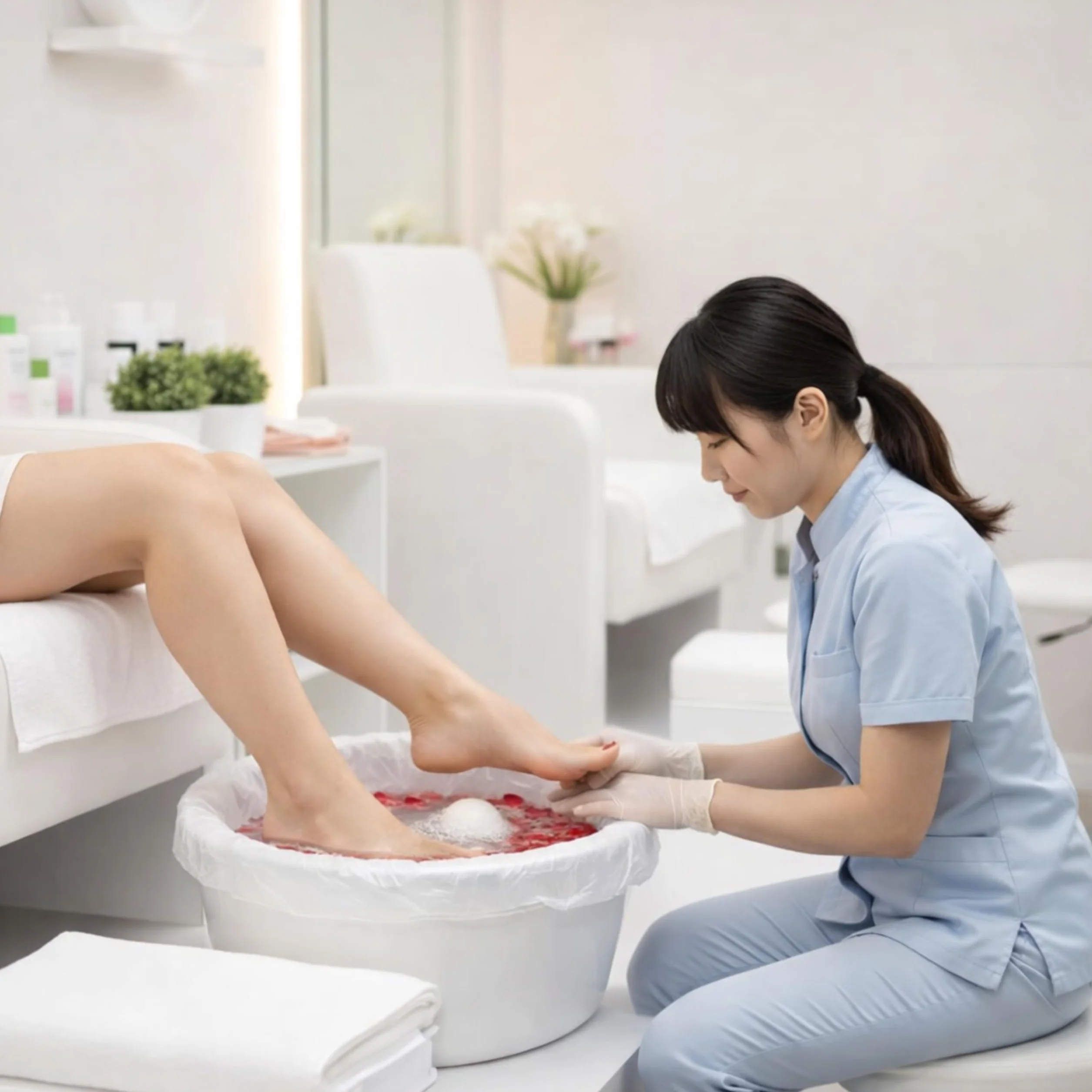 LALILL Bolsas Desechables para Pediluvio 50x50 cm 50 Uds Forro Higiénico para Tina de Pedicura SPA Podología