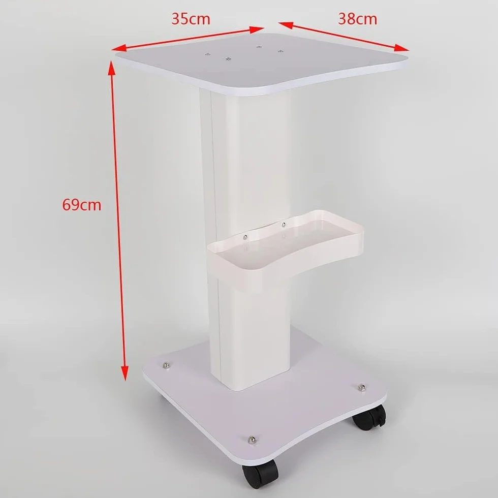 Carrito Auxiliar con Ruedas Mesa de Cosmética para Centros
