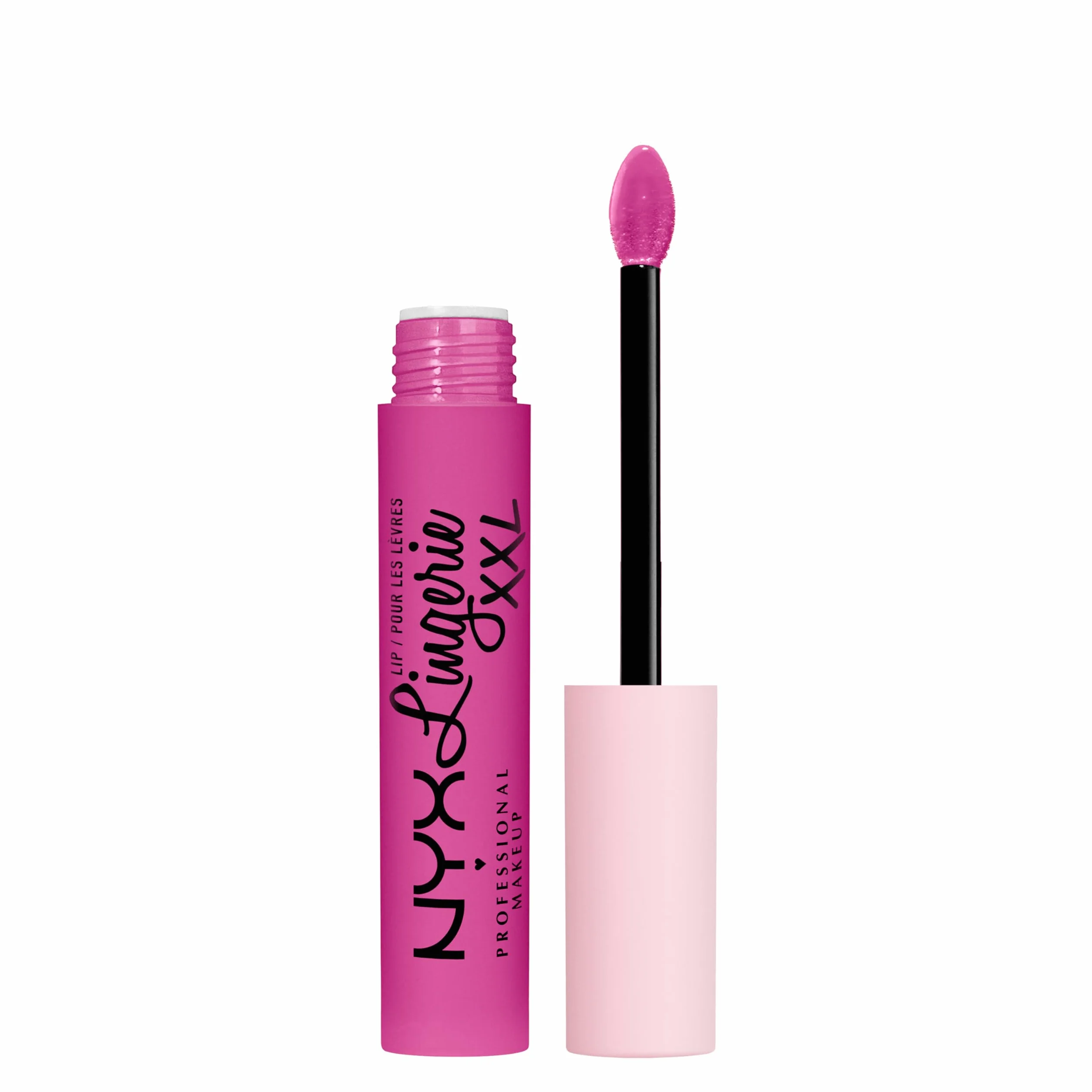 NYX PROFESSIONAL MAKEUP Lip Lingerie Lápiz labial líquido mate XXL Knockout Bubblegum Pink