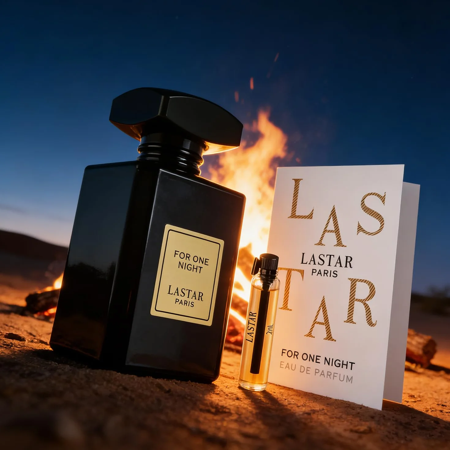 LASTAR Perfume Eau de Parfum 55 ml + 2 ml azahar café vainilla viaje