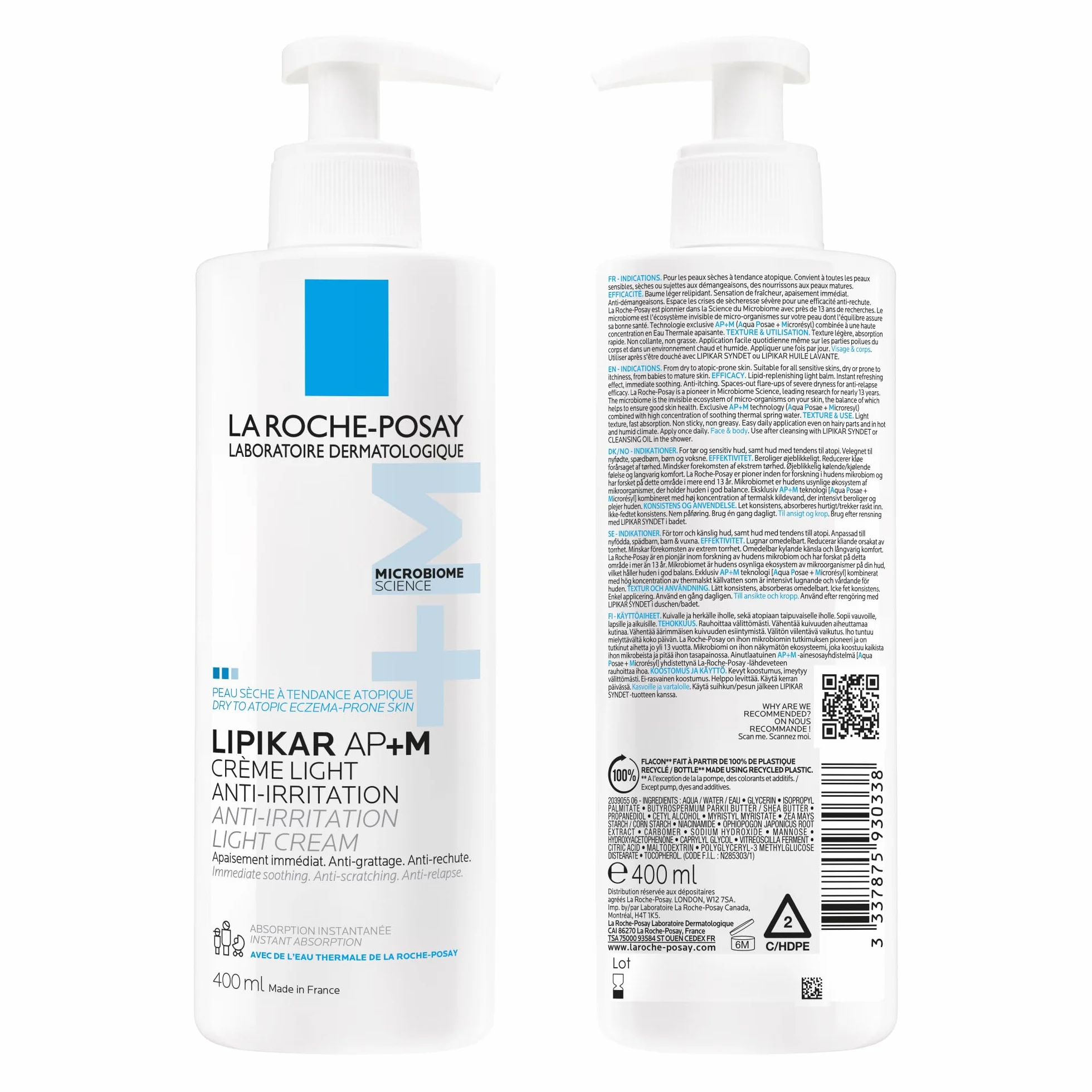 La Roche Posay LIPIKAR Baume Light AP+M 400ml