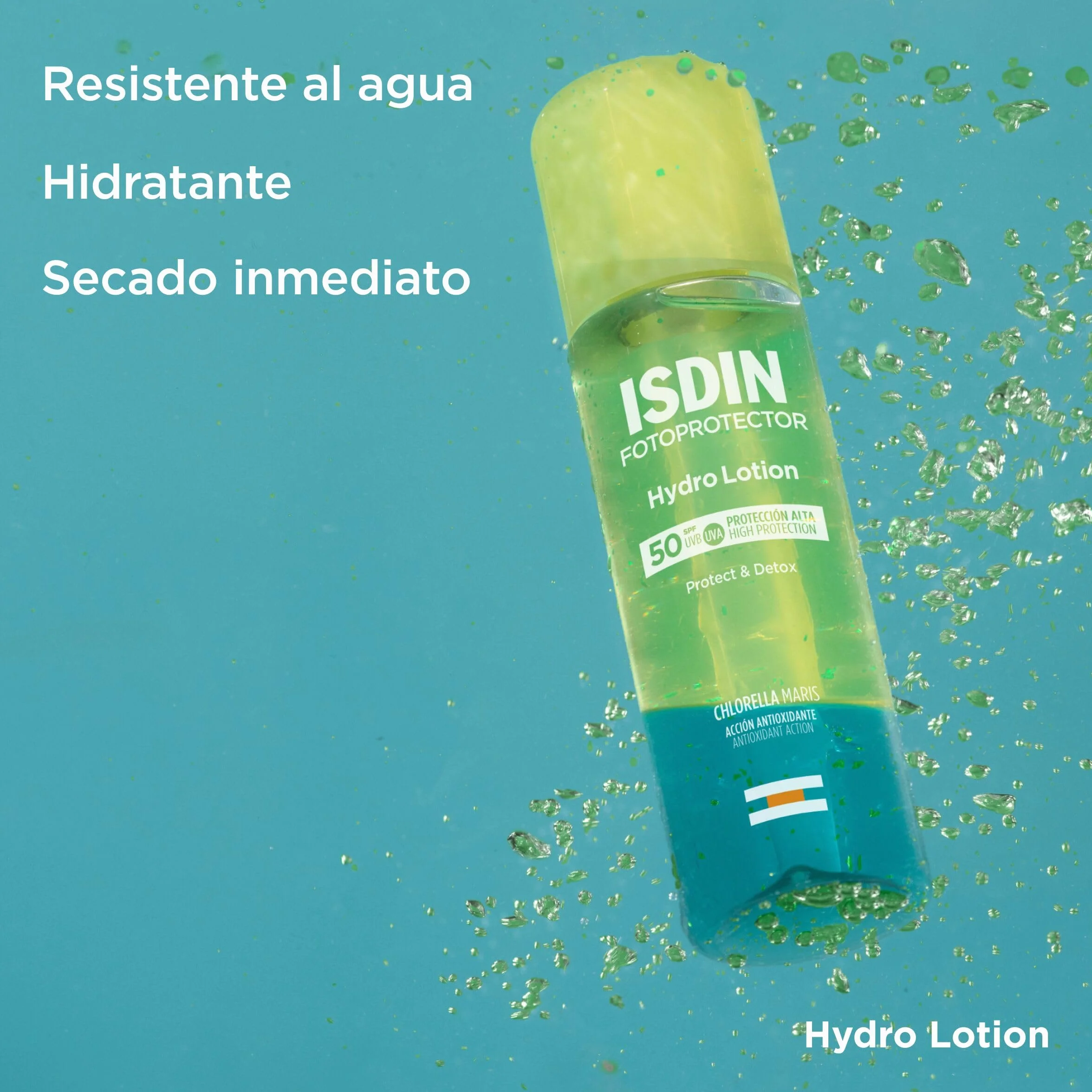 ISDIN HydroLotion SPF 50 Fotoprotector Solar Corporal Bifásico 200 ml