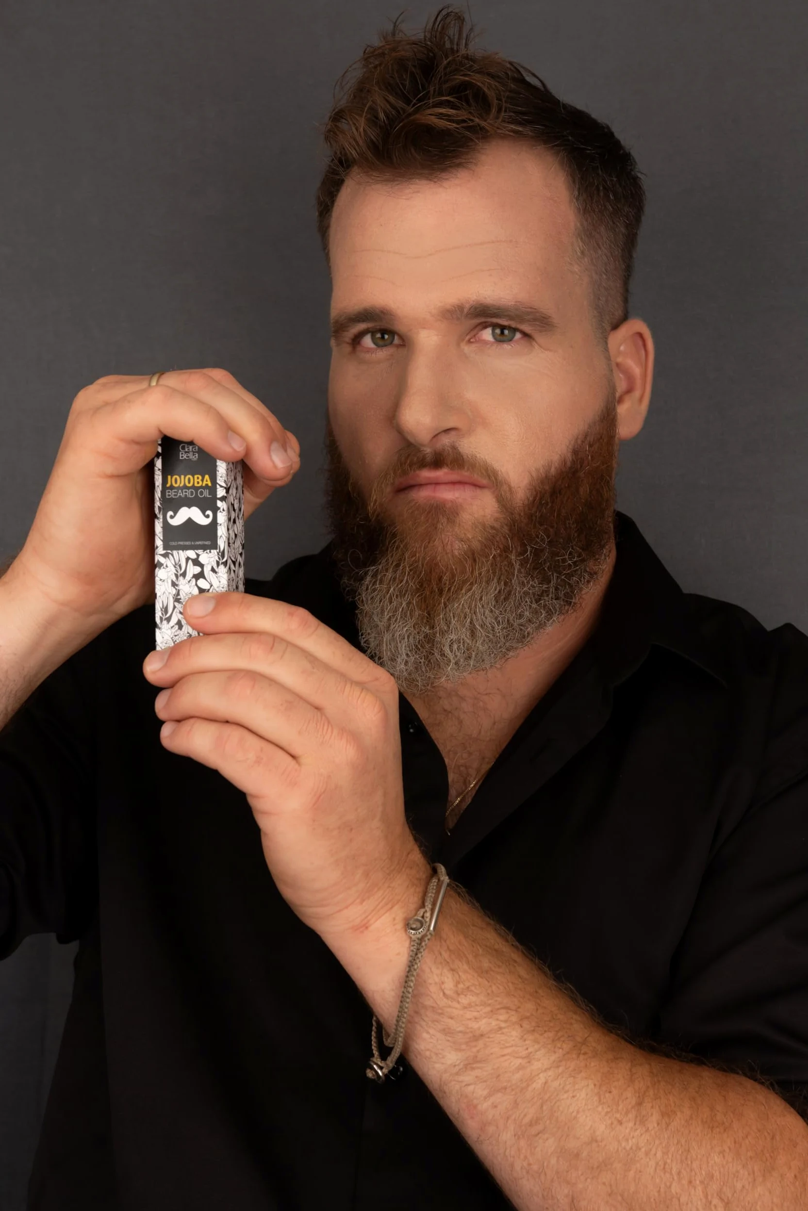 Juego de cepillos de madera para barba para hombre