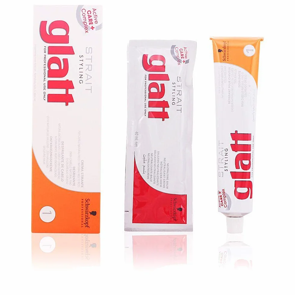 Schwarzkopf Strait Styling Glatt Nº1 Lote Crema 1x82 ml Balsamo 2x40 ml