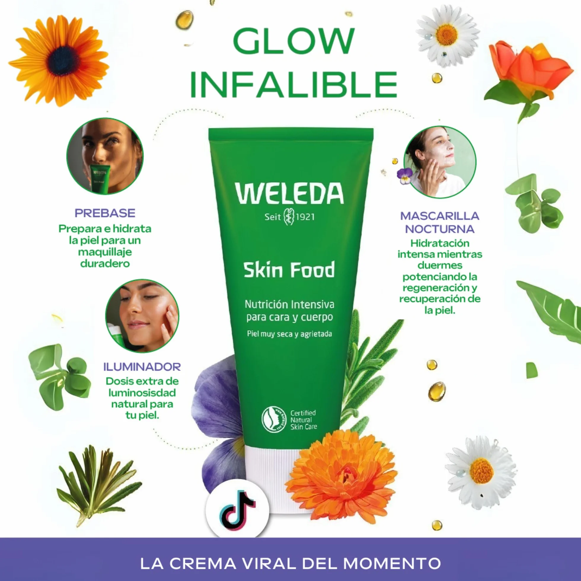 Weleda Skin Food Original Crema Reparadora 75 ml para Piel Muy Seca y Agrietada