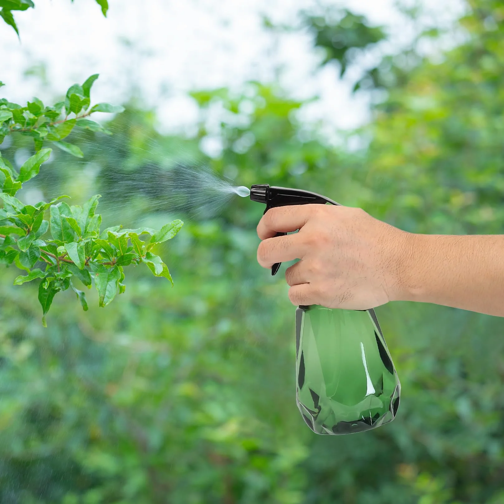 Pulverizador 500ml Botella Spray Plástico Vacía para Plantas Hogar Jardín