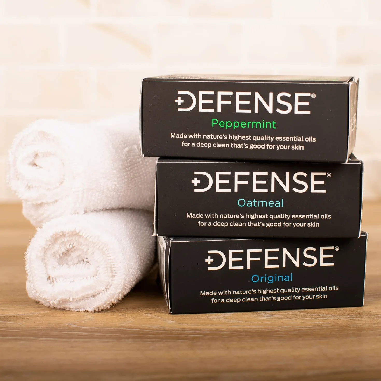 Defense Soap 3 Bar Soap Set - Original, Peppermint, and Oatmeal