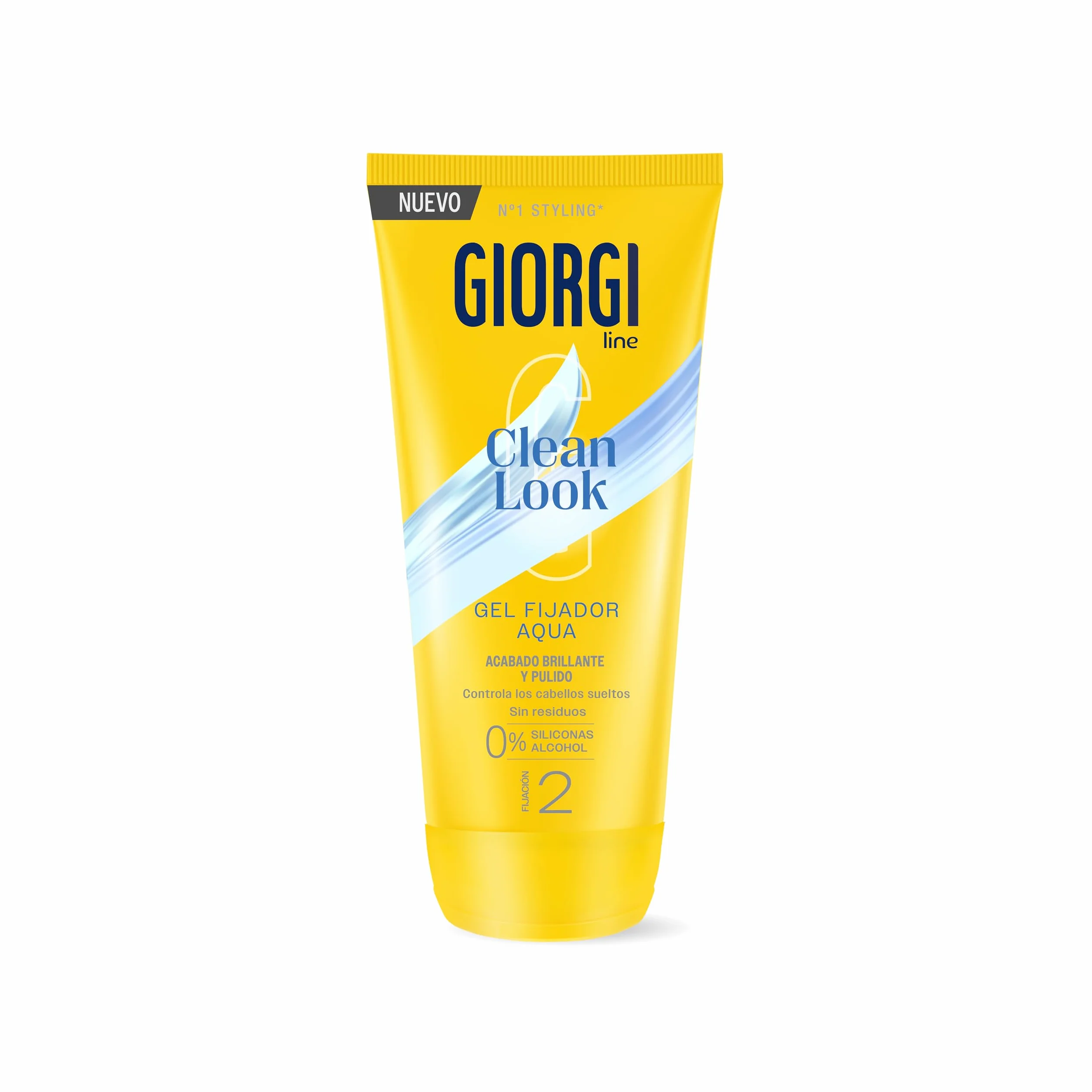 Giorgi Line Gomina Clean Look Aceite de Argán Gel Definidor sin Residuos 0% Siliconas 0% Alcohol 170 ml