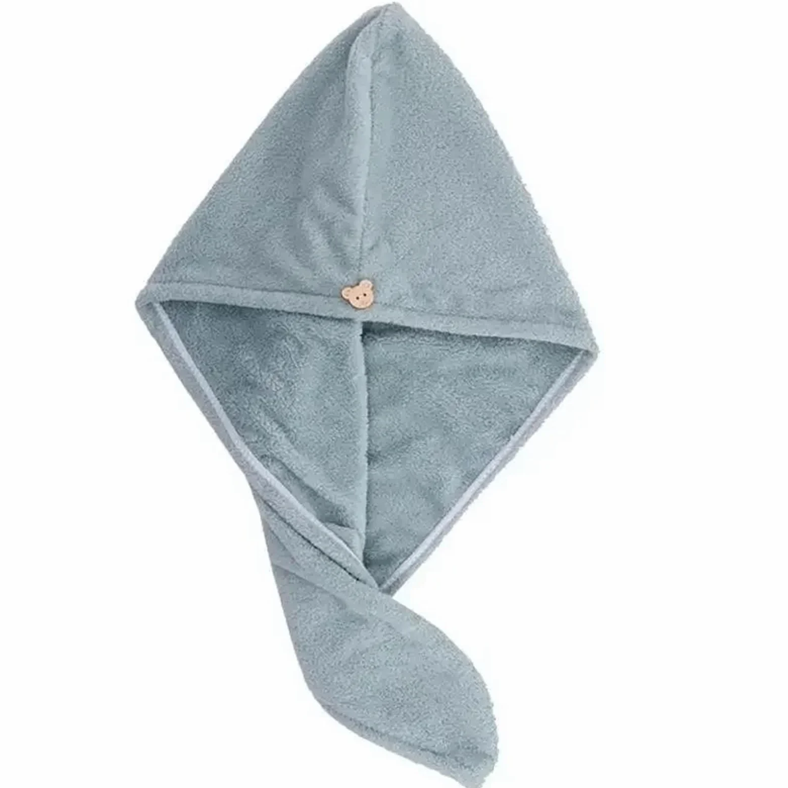 Toalla de microfibra for el cabello, envoltura de secado de cabello antiencrespamiento for mujeres y hombres, sombrero for cabello seco, súper absorbente, gorro de baño envuelto para Mujeres Cabello r