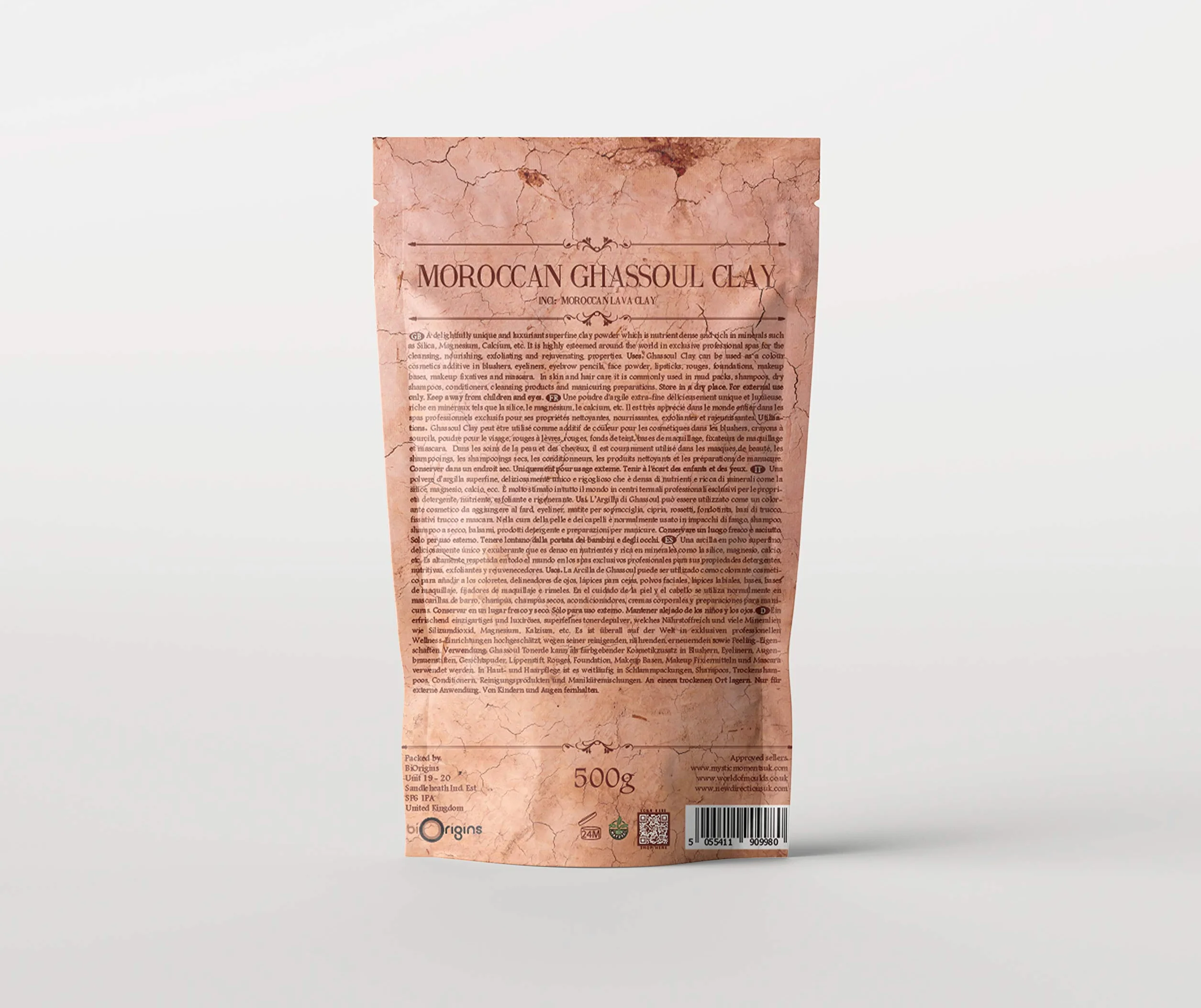 Ghassoul Rhassoul Arcilla 500g