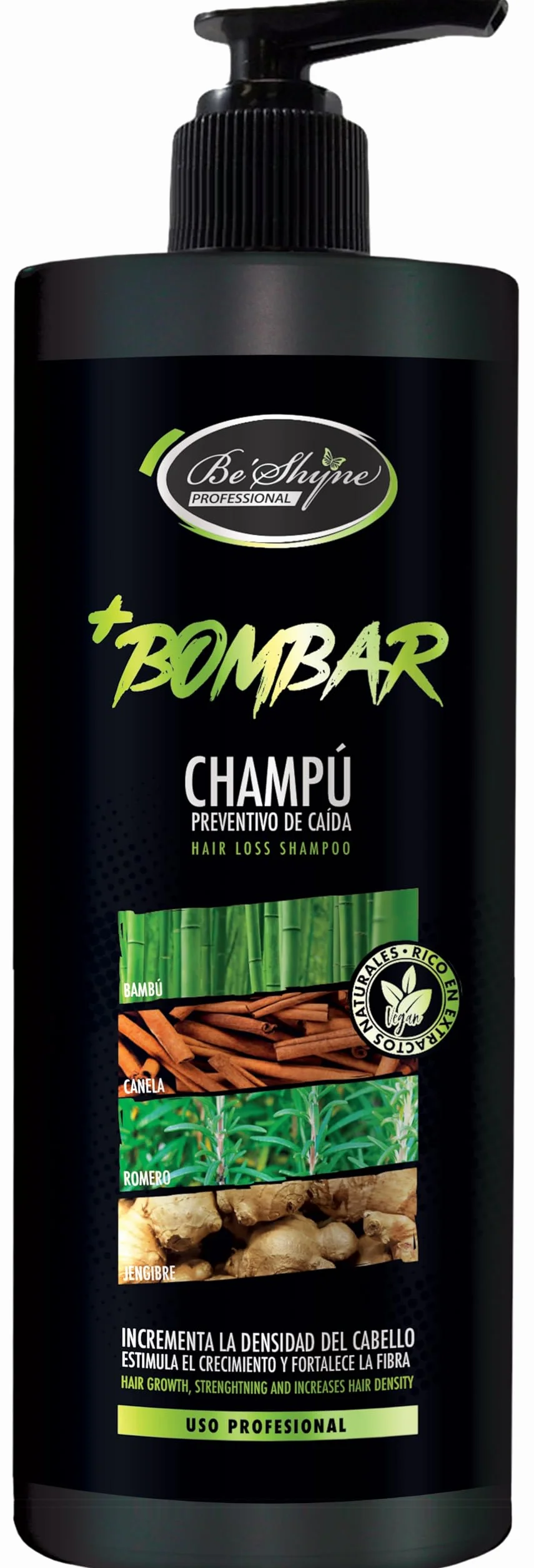 Beshyne Champú 1L Mascarilla 1L Tónico 100ml Reduce Riesgo de Caída