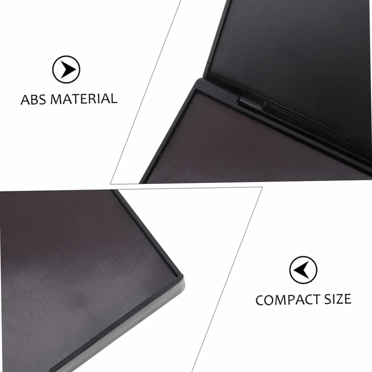 Bandejas Magnéticas para Sombras de Ojos Vacías de ABS, Portátiles y Ligeras