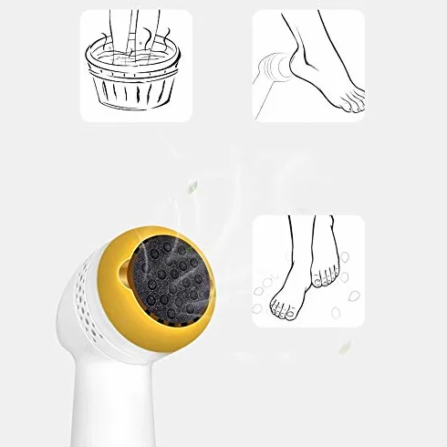 PURRL Amoladora de pies de vacío eléctrica Máquina de pulir pies Recargable Exfoliante Piel Muerta Removedor de Callos Pedicura Herramientas para el Cuidado de los pies (Color : A) Little Surprise