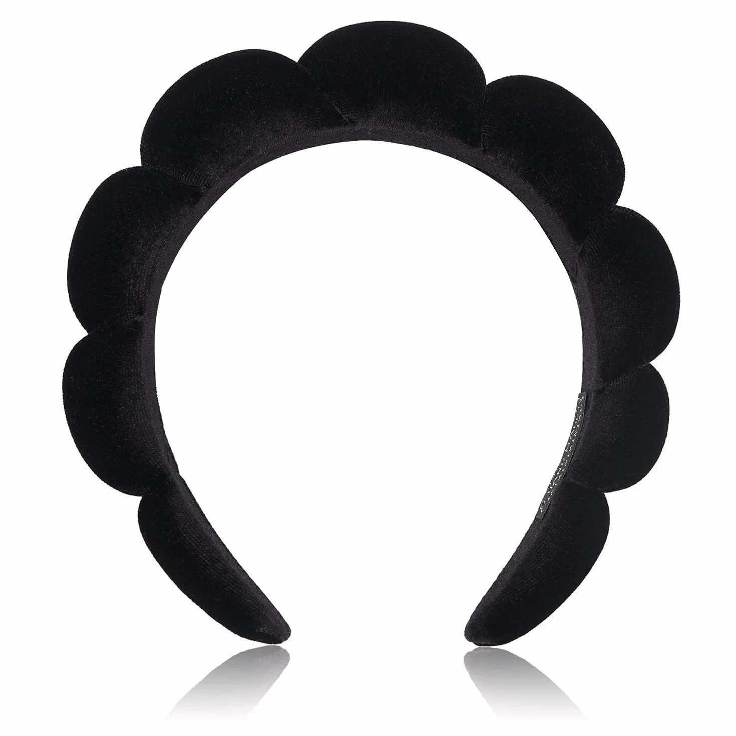 DRESHOW Diadema Spa para Mujeres con Esponja para Lavarse la Cara Nubes Suave Tejido de Rizo Cuidado de la Piel Maquillaje