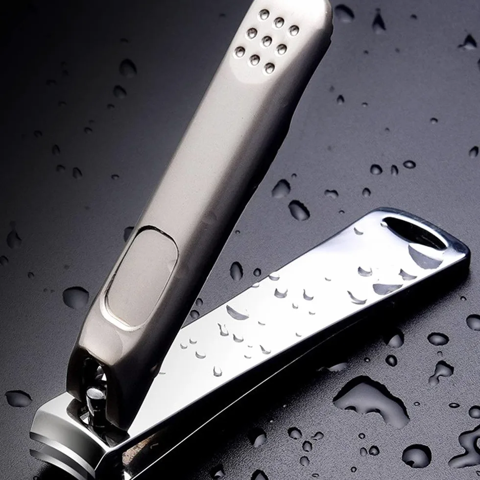 XIANGFAZJD Cortauñas Clippers de uñas para Adultos/Acero Inoxidable Clippers de uñas Negras de Acero Inoxidable de Acero Inoxidable de Acero Inoxidable Tijeras de Tijeras de Tijeras