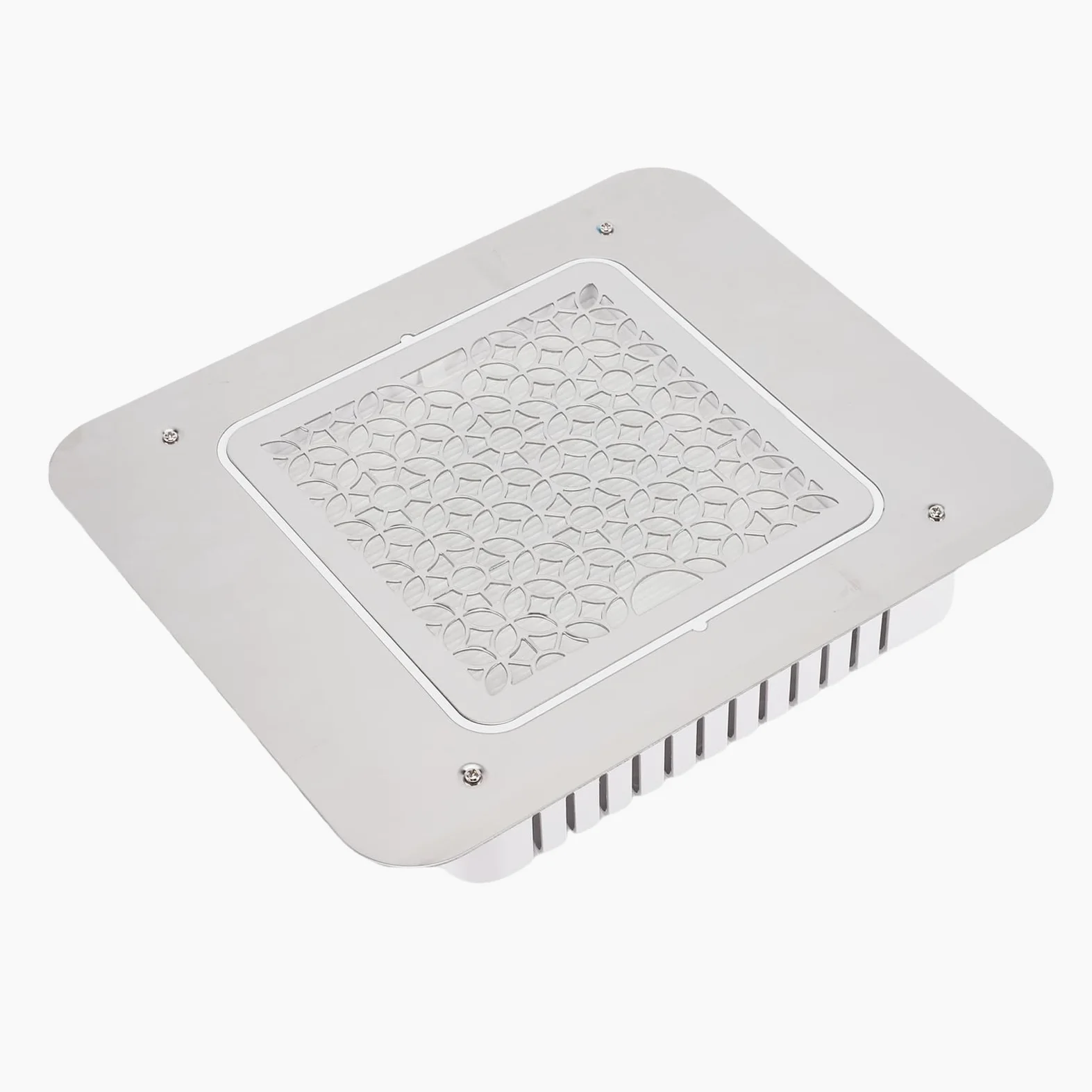 ZJchao Potente Colector de Polvo de Uñas de 80 W, 3500 RPM, Aspirador de Uñas de Escritorio Integrado, Extractor de Polvo Integrado sin Escobillas para Salones de Uñas y Uso Doméstico, (Enchufe de