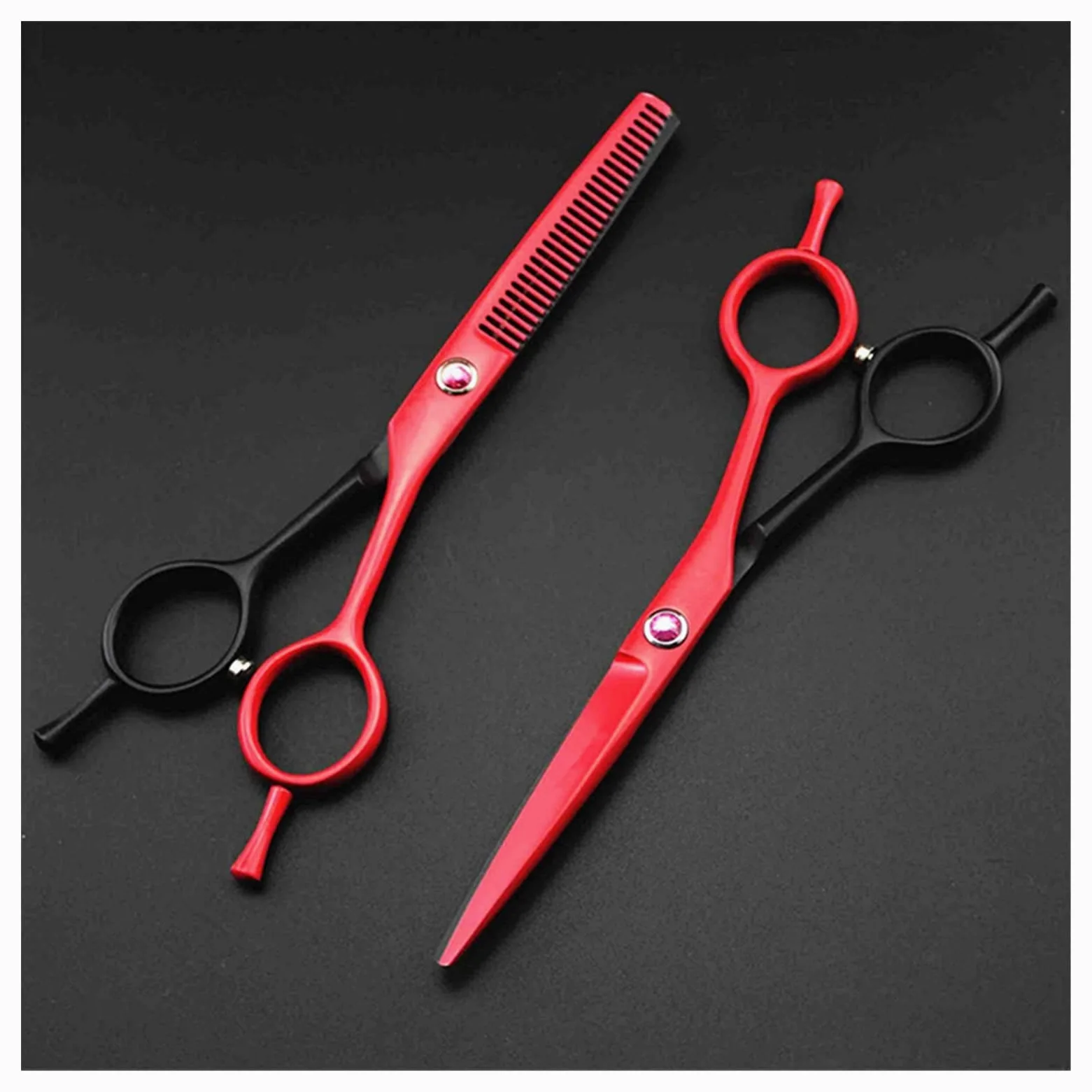 Tijeras de peluquería de 5,5 Pulgadas, Tijeras de peluquería, Adelgazamiento del Cabello, Tijeras de peluquería, Tijeras de peluquería, Tijeras de Corte de Pelo (Corte)