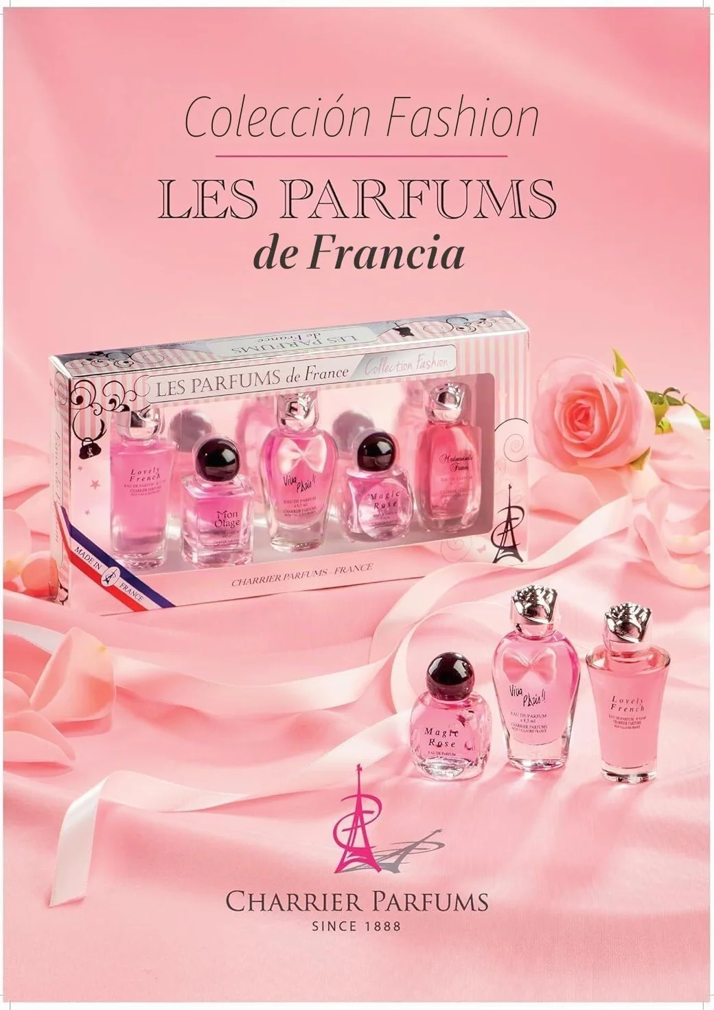 Charrier Parfums De Francia Collection Fashion Caja De 5 Agua De Printemps Miniatures 49 Ml