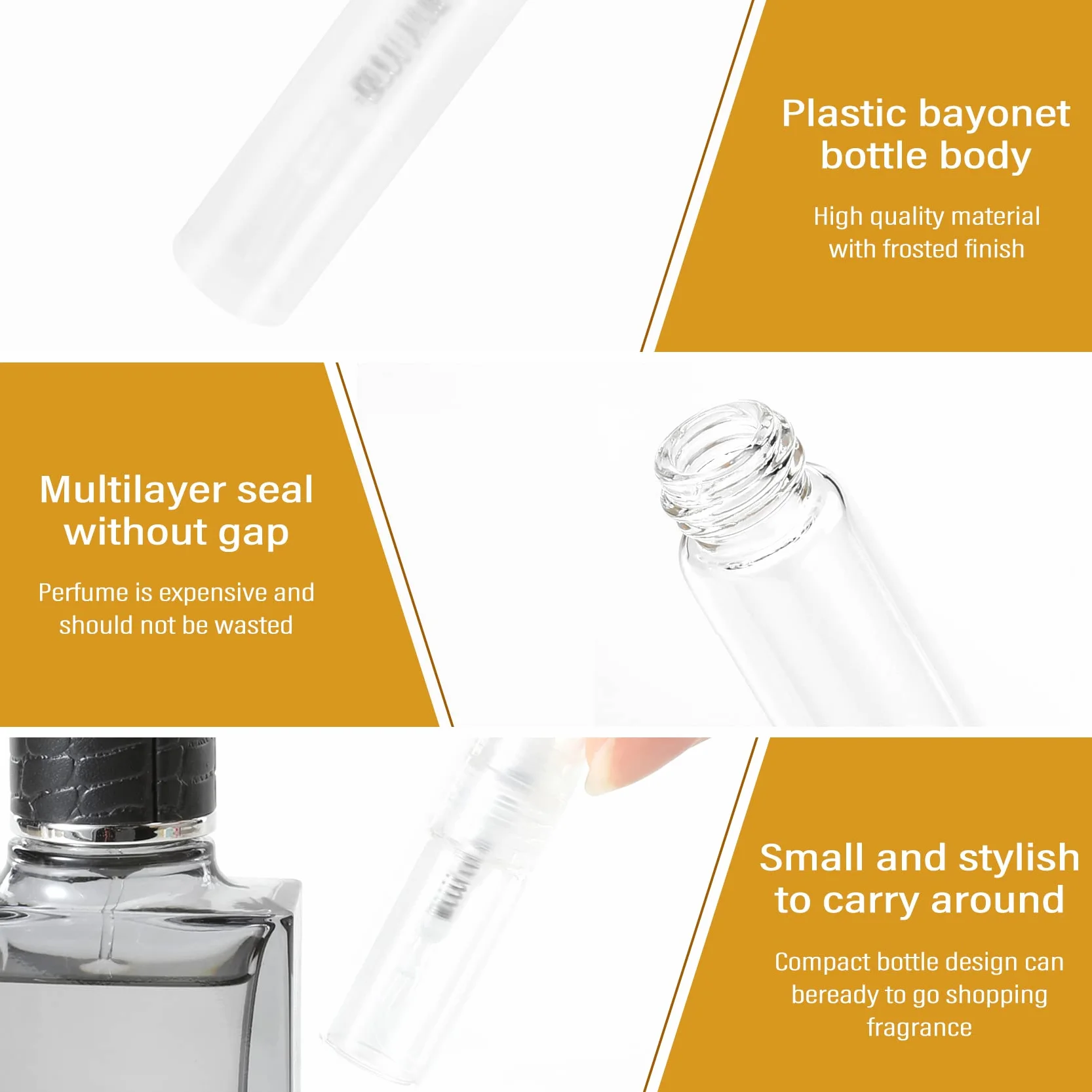 200 unidades 2 ml Botella de Spray de Plástico Transparente Pequeño Embalaje Cosmético de Perfume Pulverizador