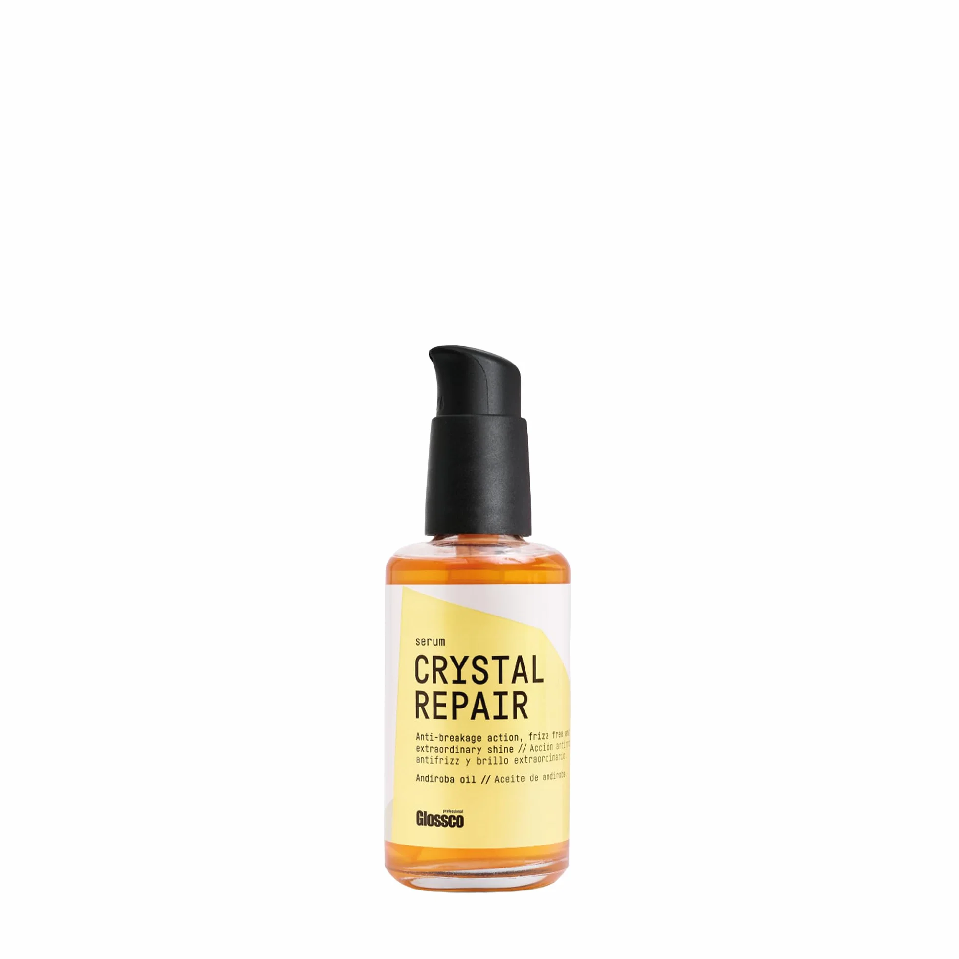 GLOSSCO PROFESSIONAL Sérum Capilar Crystal Repair 100 ml Aceite de Andiroba Antifrizz