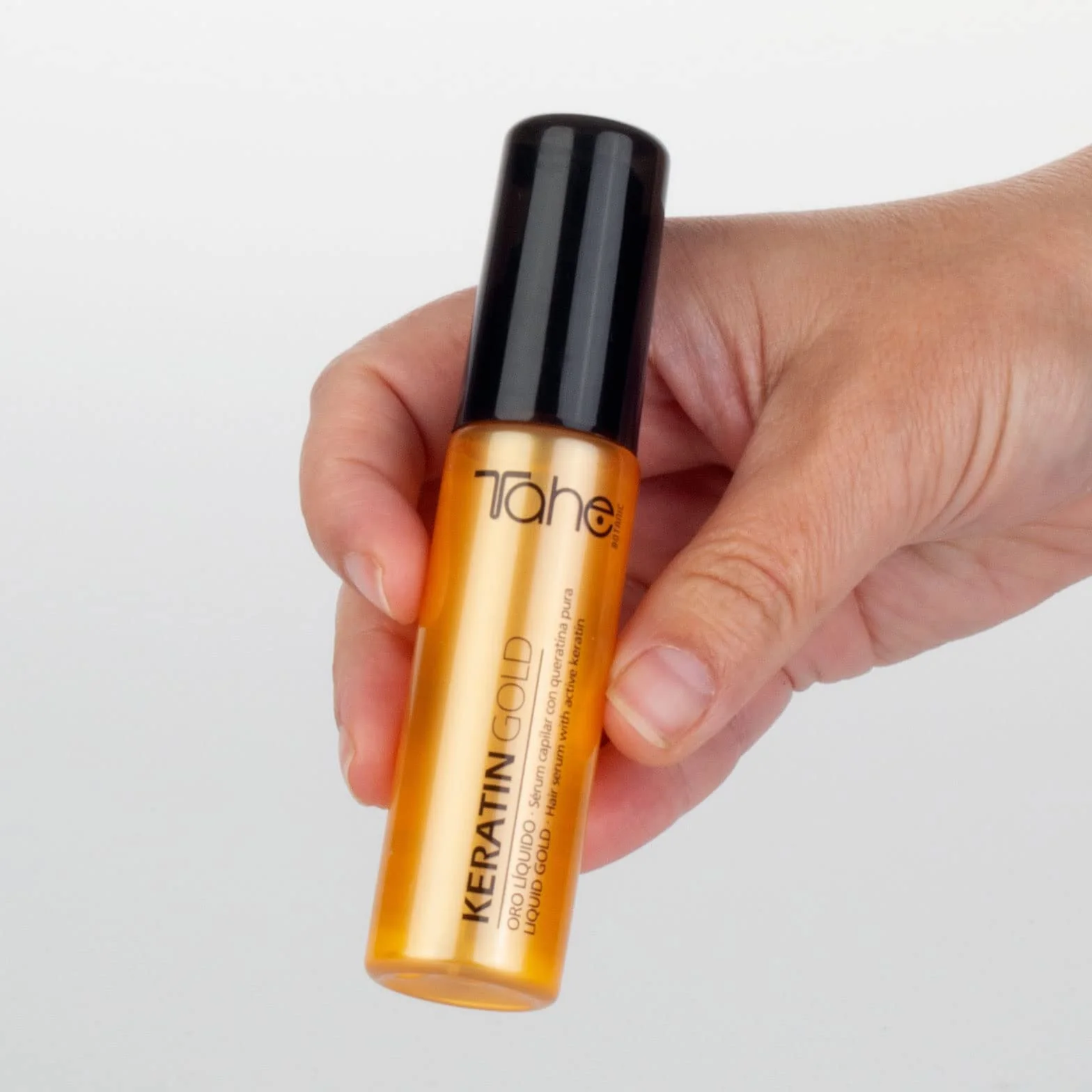 Tahe Keratin Gold Oro líquido con Queratina Pura, Células Madre Vegetales Activas y Aceite de Argán, 30 ml