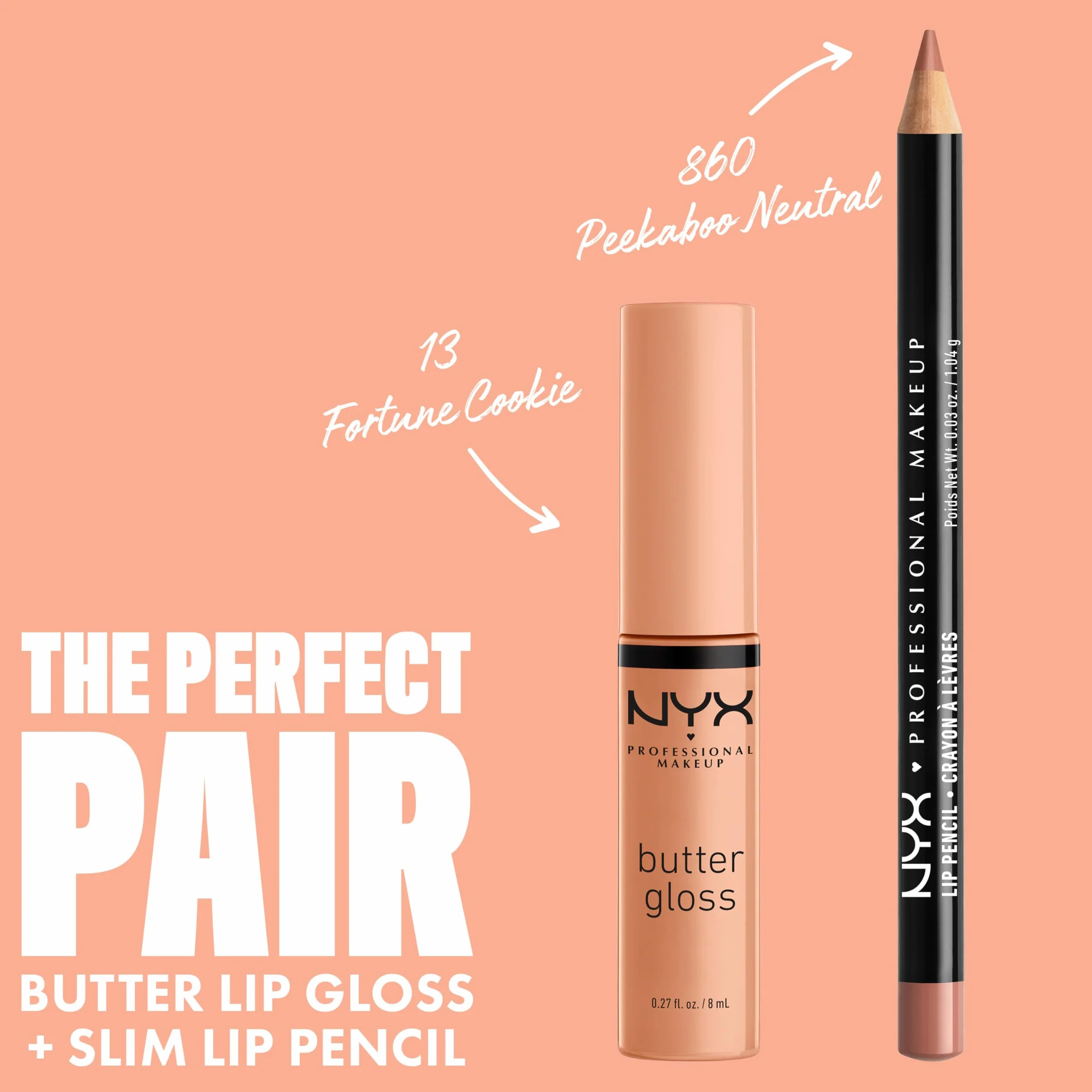 NYX Professional Makeup Slim Lip Pencil Peekaboo Neutral