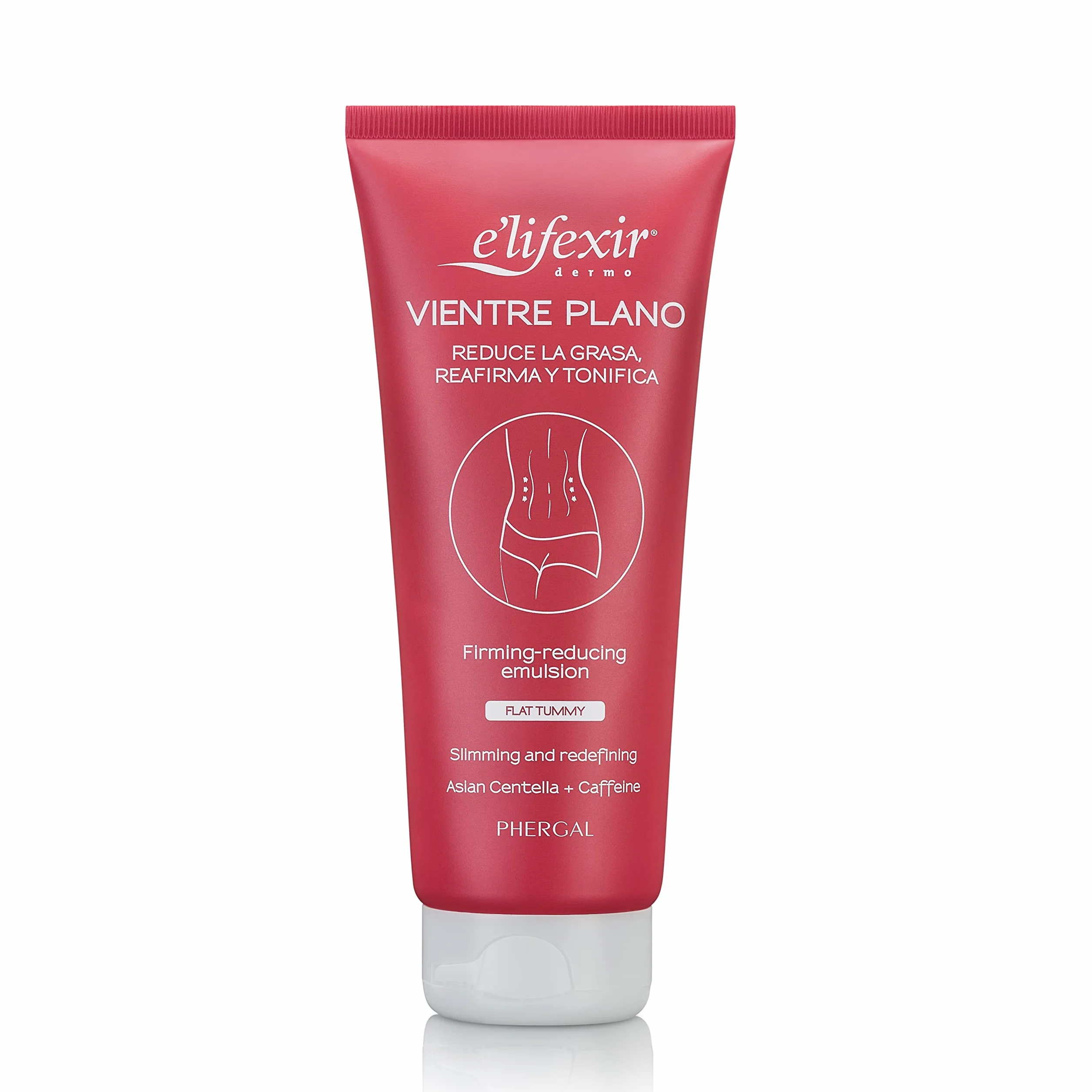 Elifexir Vientre Plano Gel Reductor Abdomen Crema Quemagrasas Reafirmante 200ml