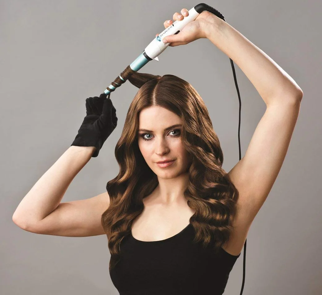 Remington Rizador de Pelo Shine Therapy, Aceite de Argán, Ondulador de Pelo con Barril de 13-25 mm, Crea Rizos Suaves, Cabello Brillante, Cerámica Avanzada, 8 Temperaturas hasta 210°C, CI53W