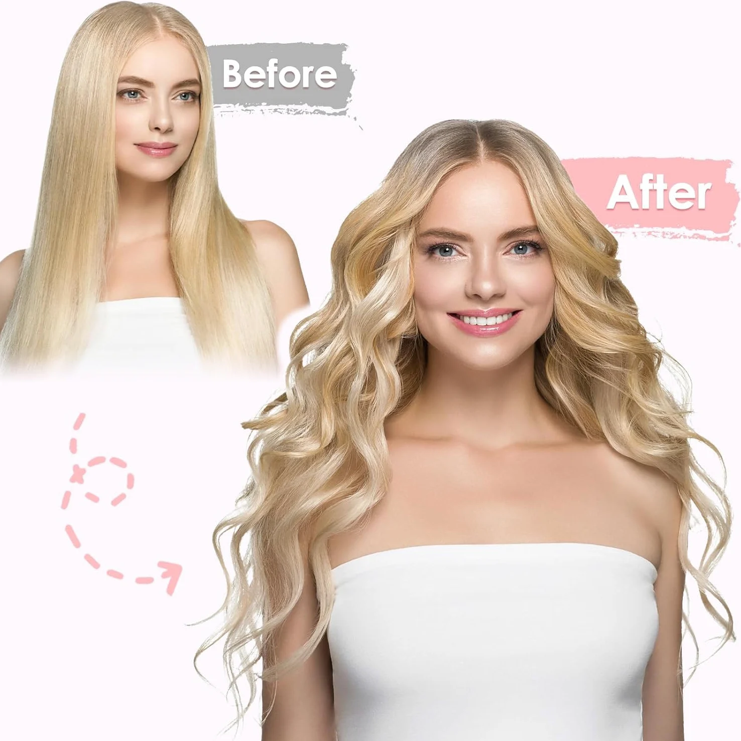 38 rodillos de pelo de tamaño jumbo con bolsa de cosméticos grande gratis, 12 clips, 2 tamaños (12 x jumbo + 12 x grande), 1 peine, rodillos rizadores de pelo ARTIRNANOG para cabello largo, medio,