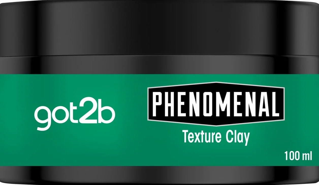 got2b Phenomenal Texture Clay Halt 5 100 ml cera para cabello hombres estilo barbería mate