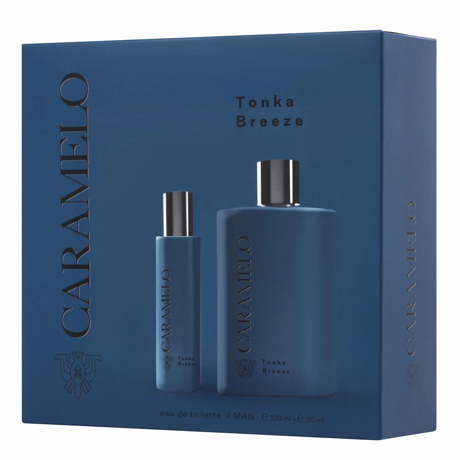 CARAMELO Tonka Breeze Estuche Regalo 100 + 30 ml Colonia Hombre Pack 2 Eau de Toilette Spray